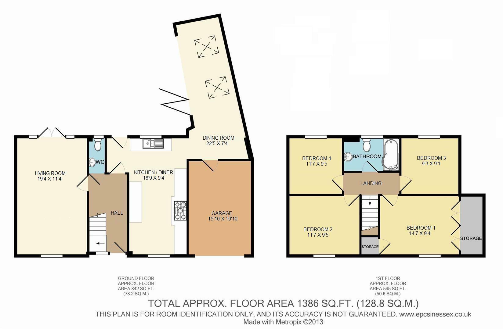 19, Roding Drive, Brentwood floorplan