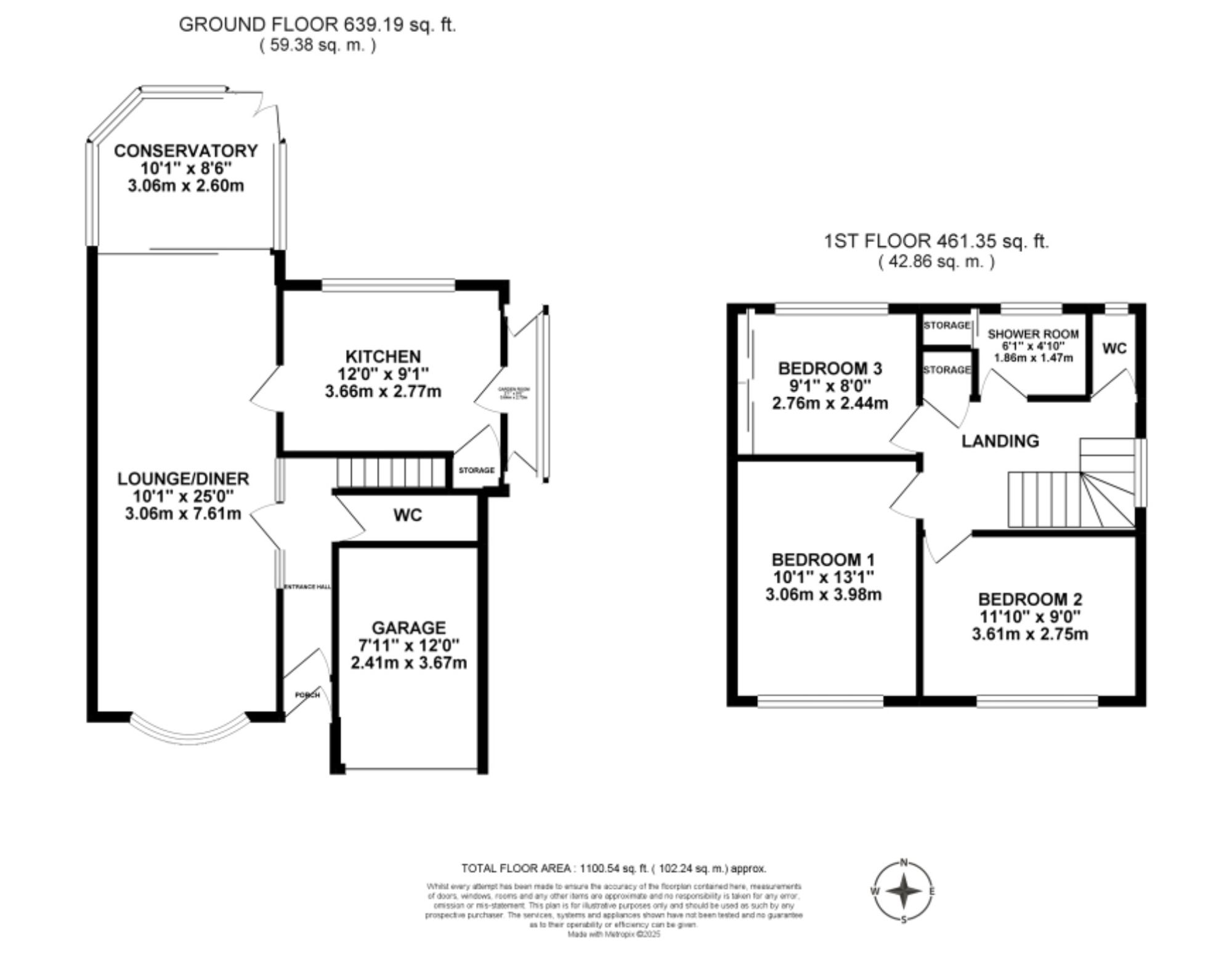 7 Wellyards Close, Stafford floorplan
