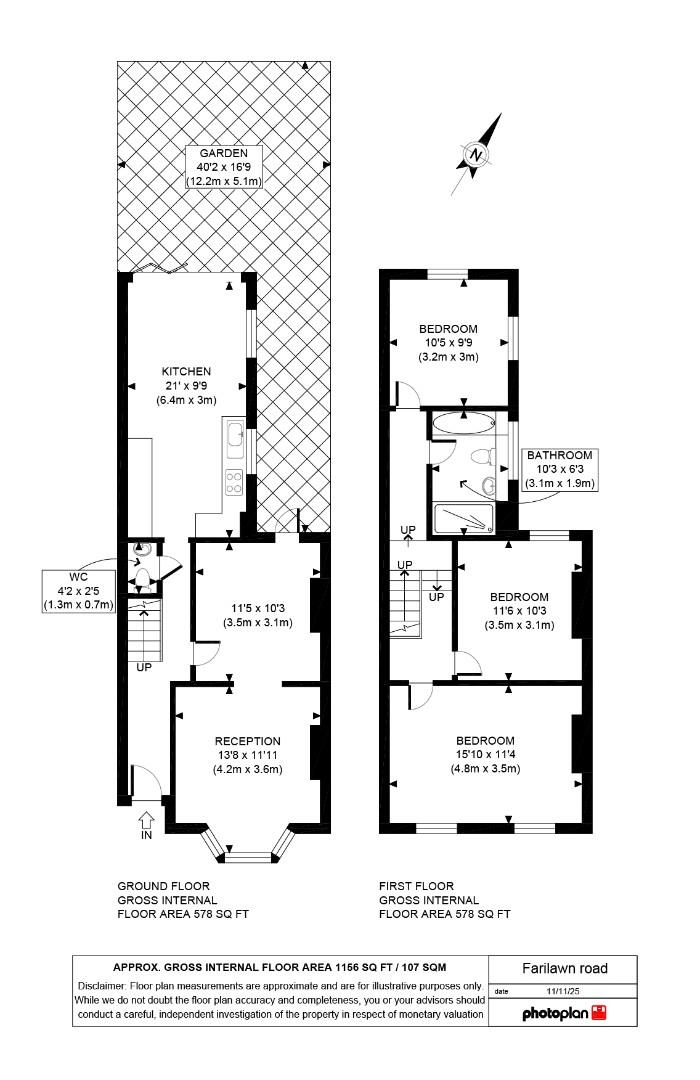 53, Fairlawn Park, London floorplan