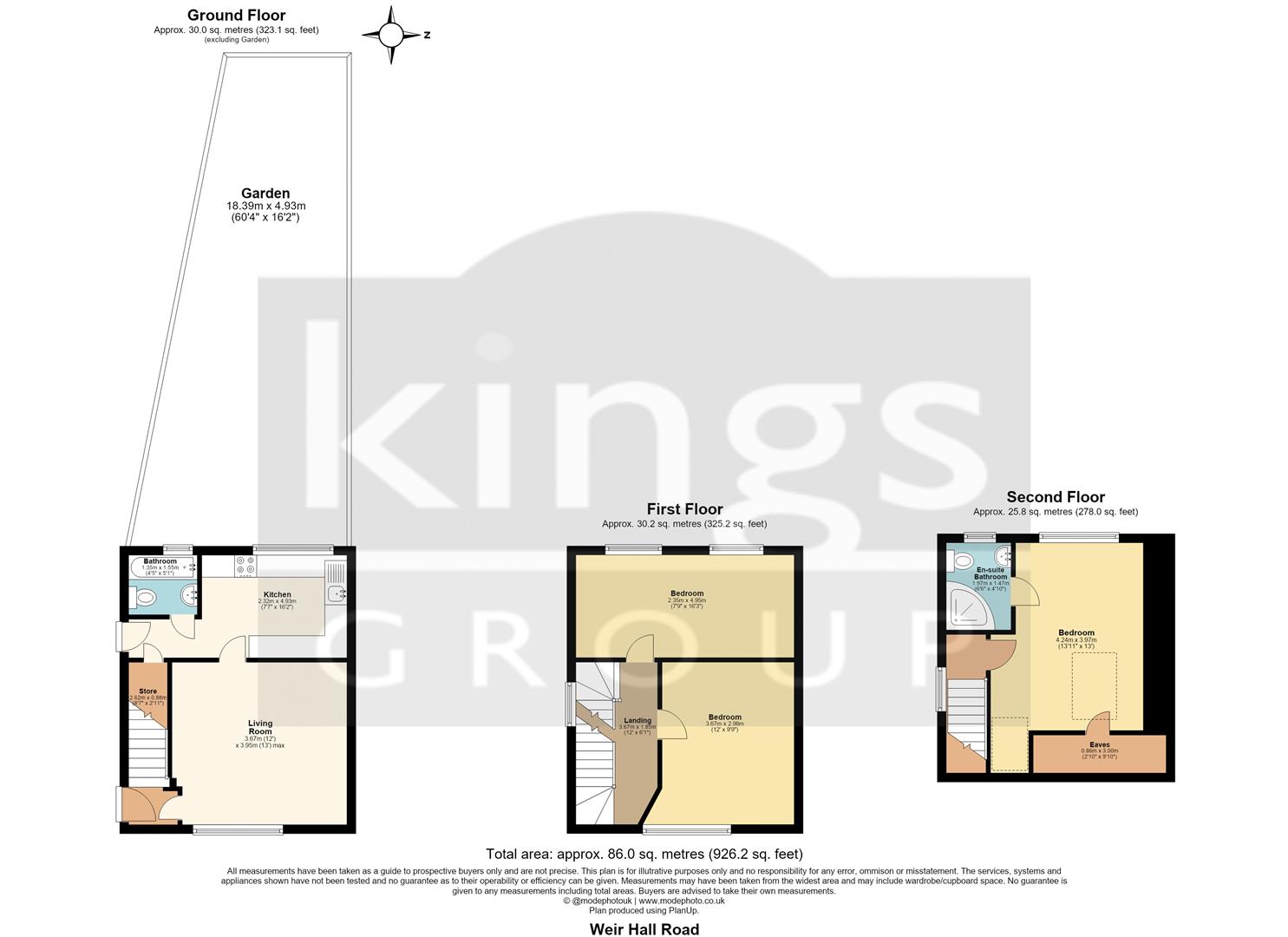 Weir Hall Road, Edmonton floorplan