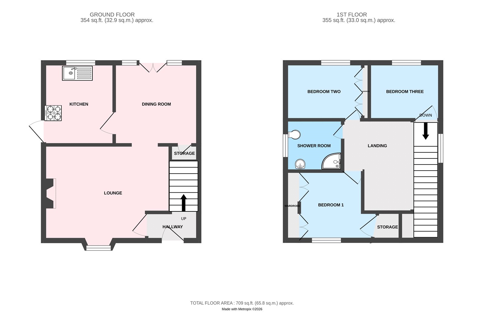 4, Merrill Close, Walsall floorplan