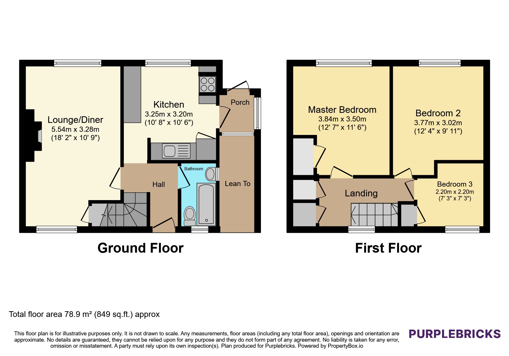 164, Vicarage Gardens, Plymouth floorplan