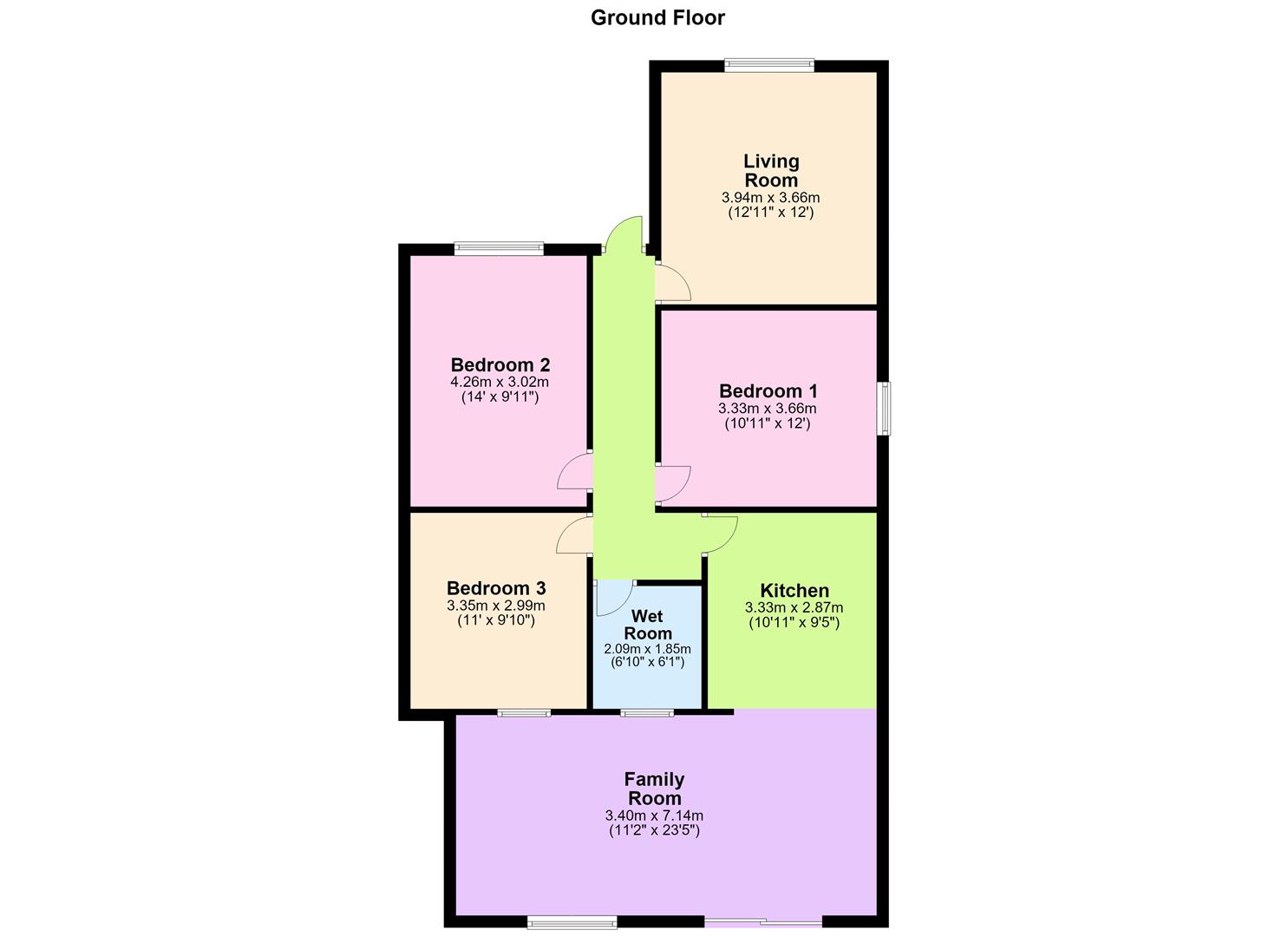 Anthony Close, Peterborough floorplan
