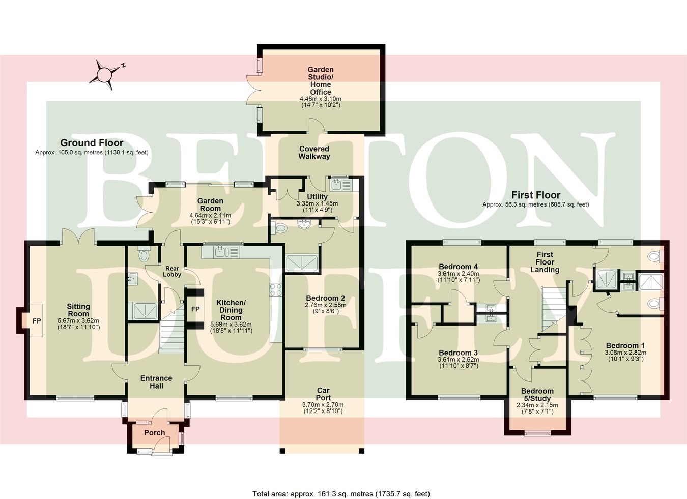 63a, Wells Road, Little Walsingham floorplan