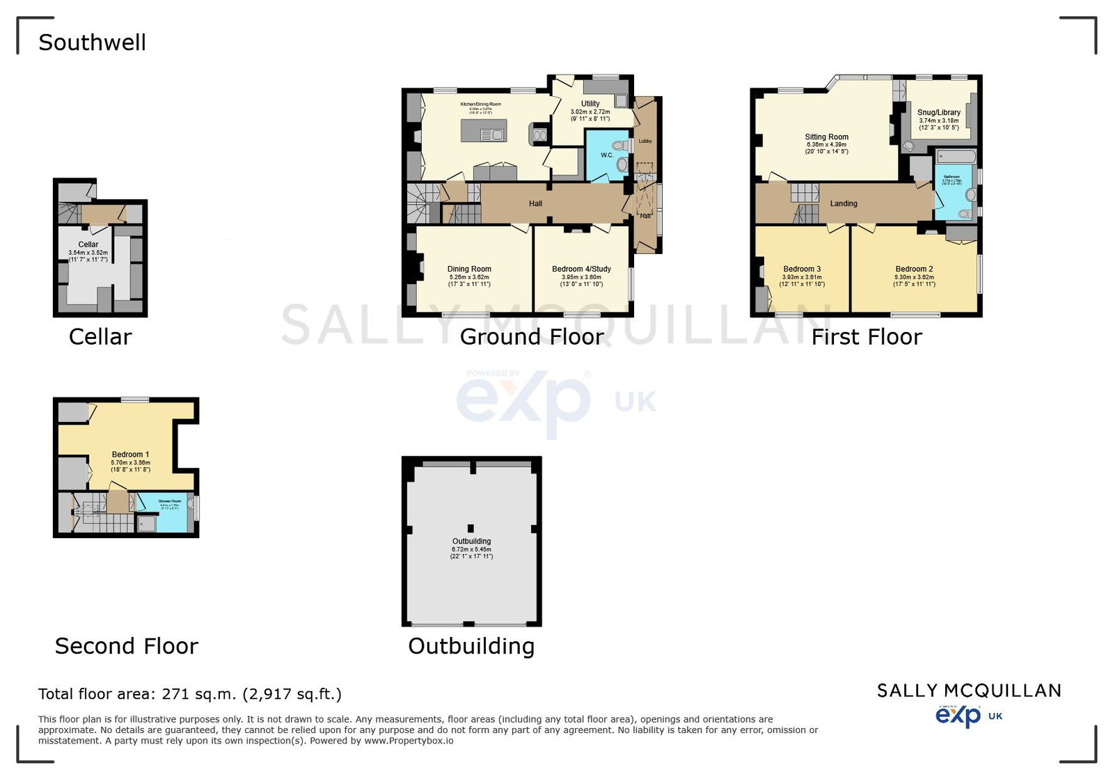 15, Westgate, Southwell floorplan