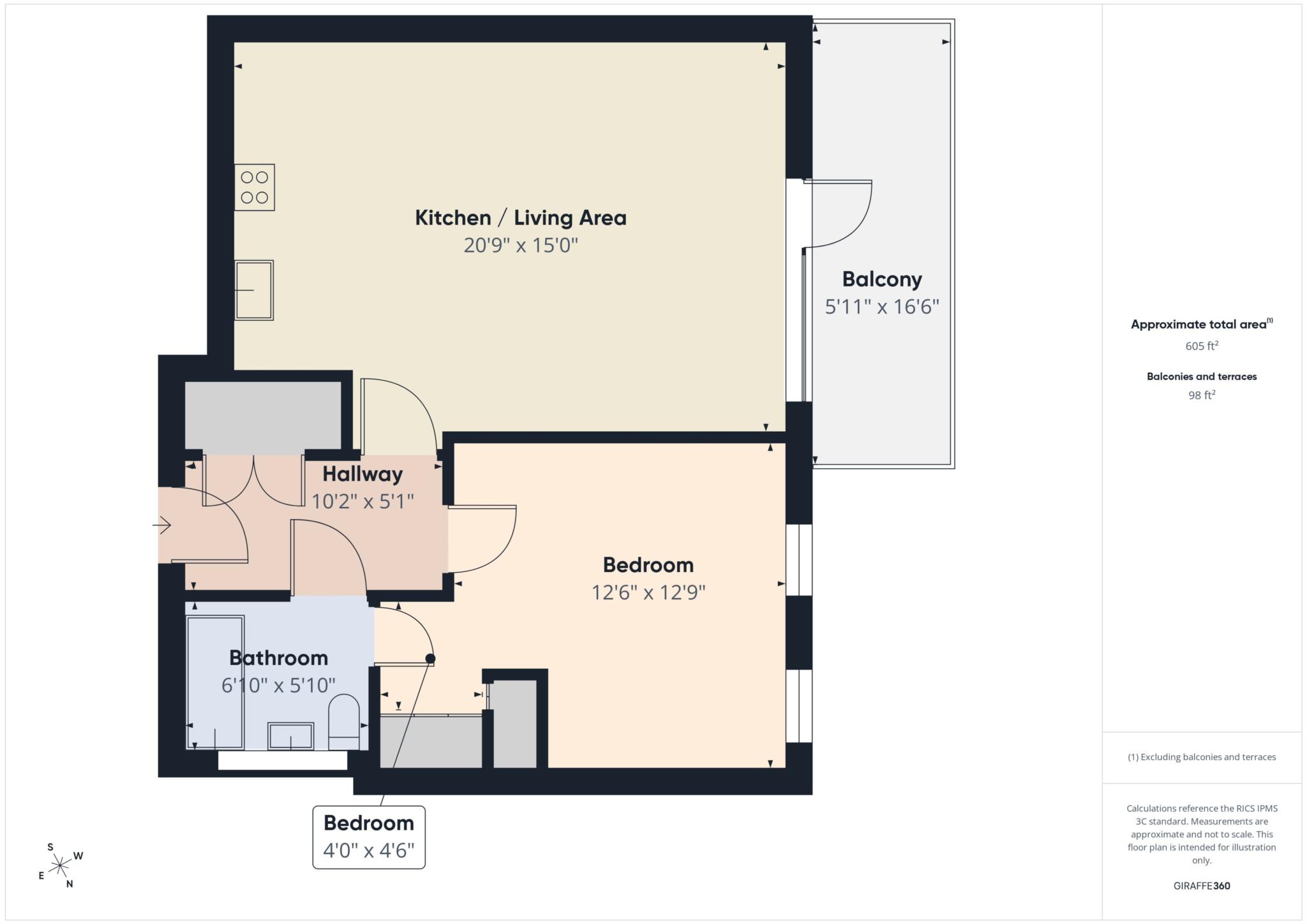 17, The Paperyard West, Horsham floorplan