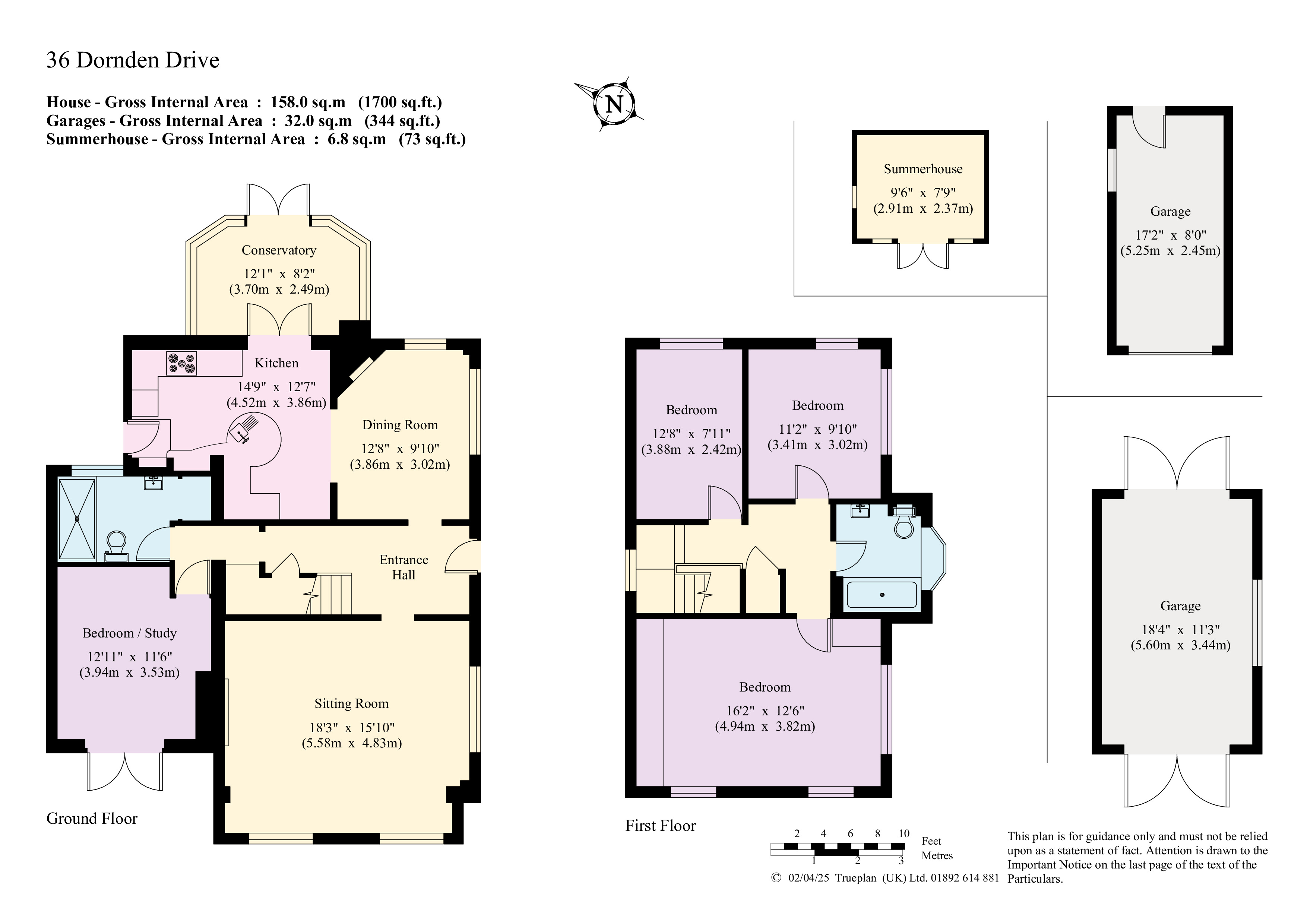 36, Dornden Drive, Tunbridge Wells floorplan