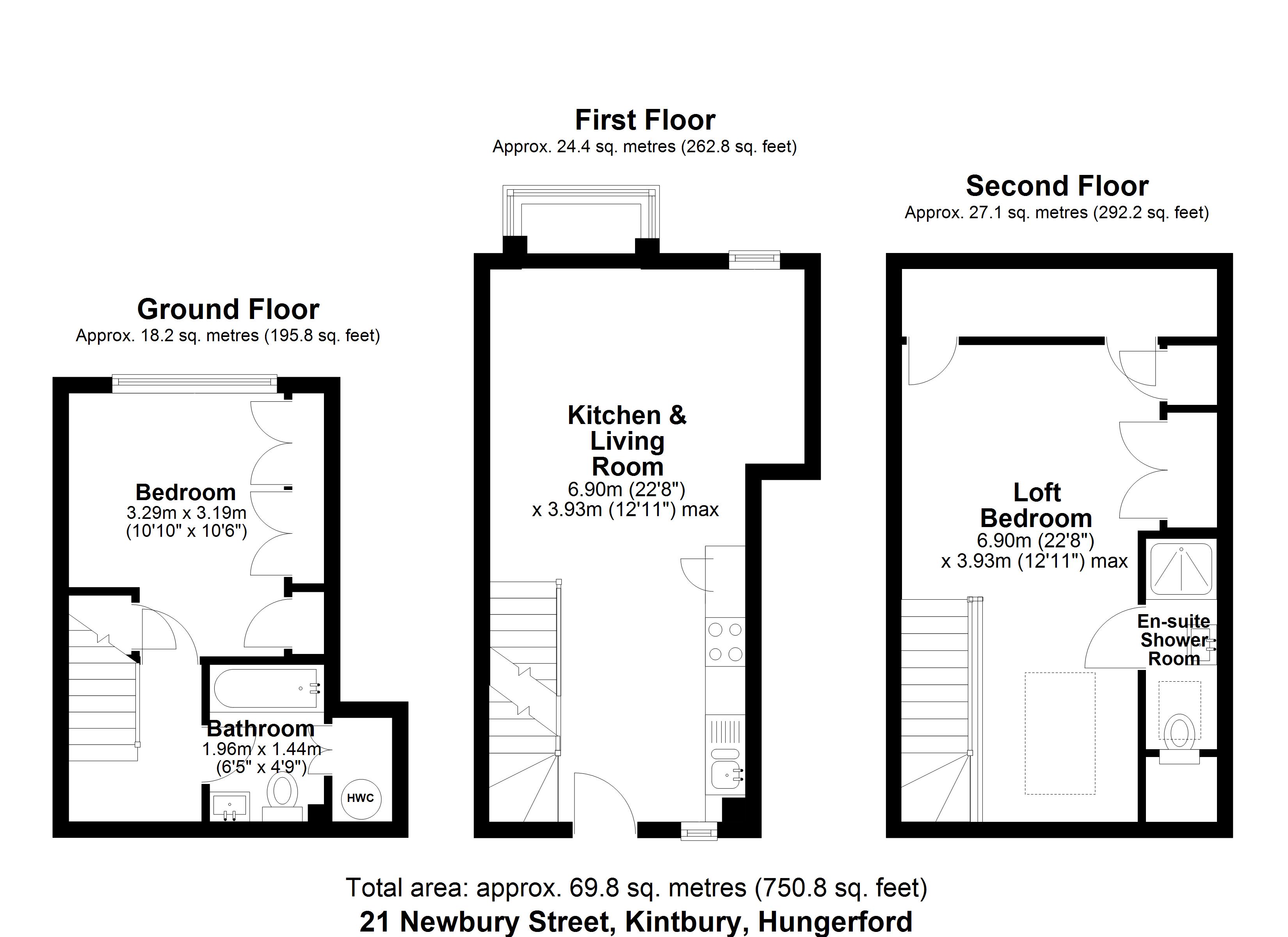 21, Newbury Street, Hungerford floorplan
