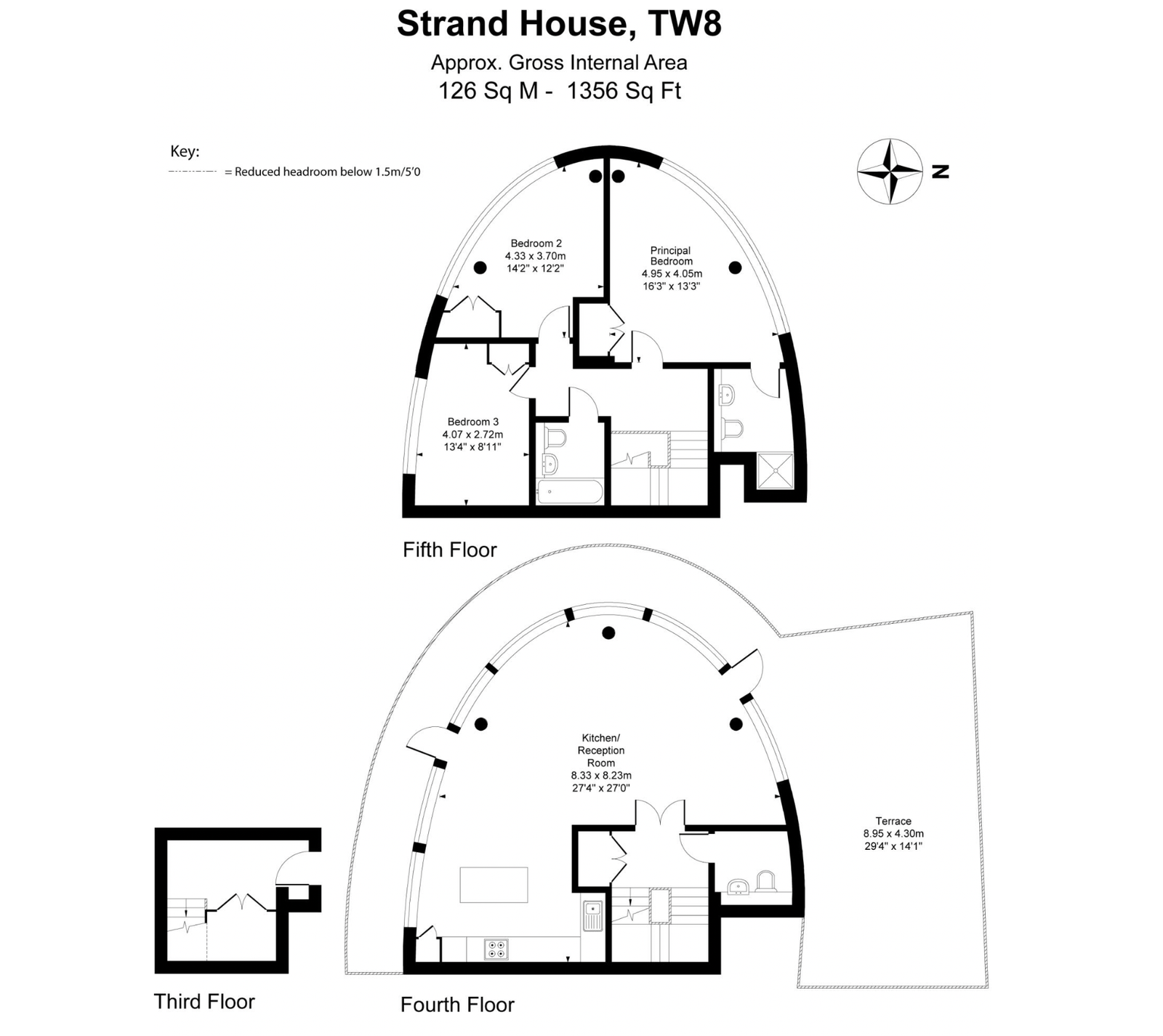 8,Apartment 69, Kew Bridge Road, Brentford floorplan