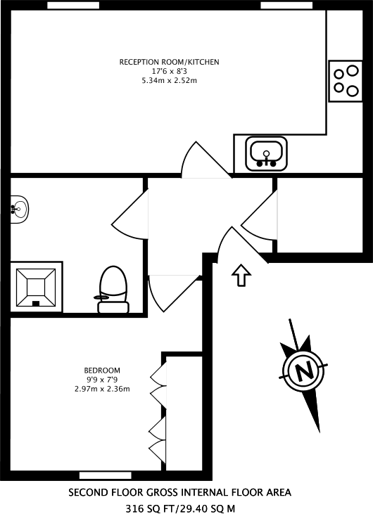 1 Bedrooms Flat to rent in Caledonian Road, Kings Cross N1