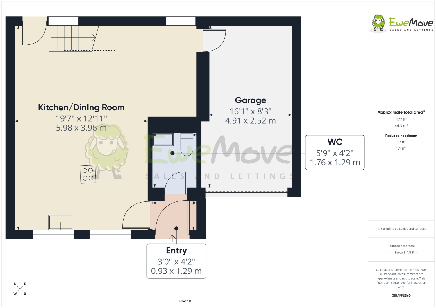 2, The Mews, Northampton floorplan