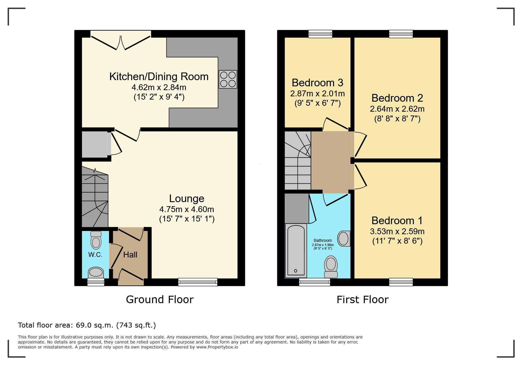 21, De Haia Road, Newport floorplan