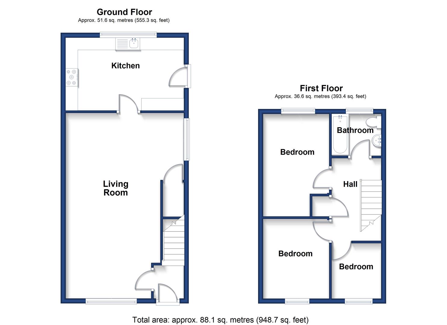 143, Pendeen Park, Helston floorplan