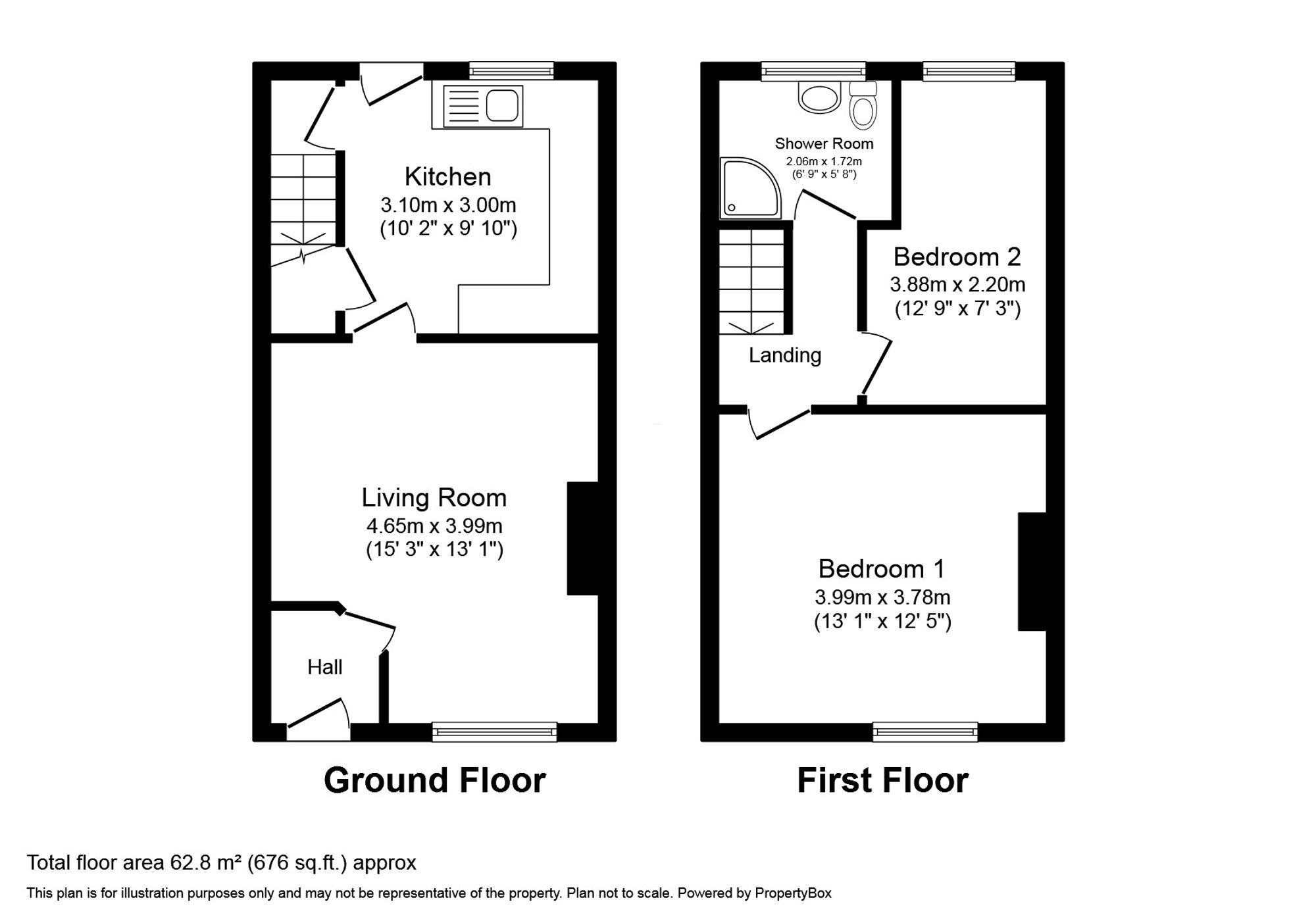 183 Burnley Lane, Oldham floorplan