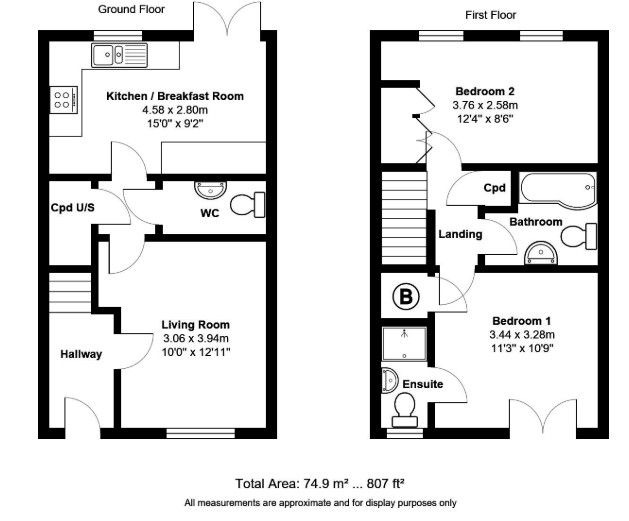 36, Farmers Row, Cambridge floorplan