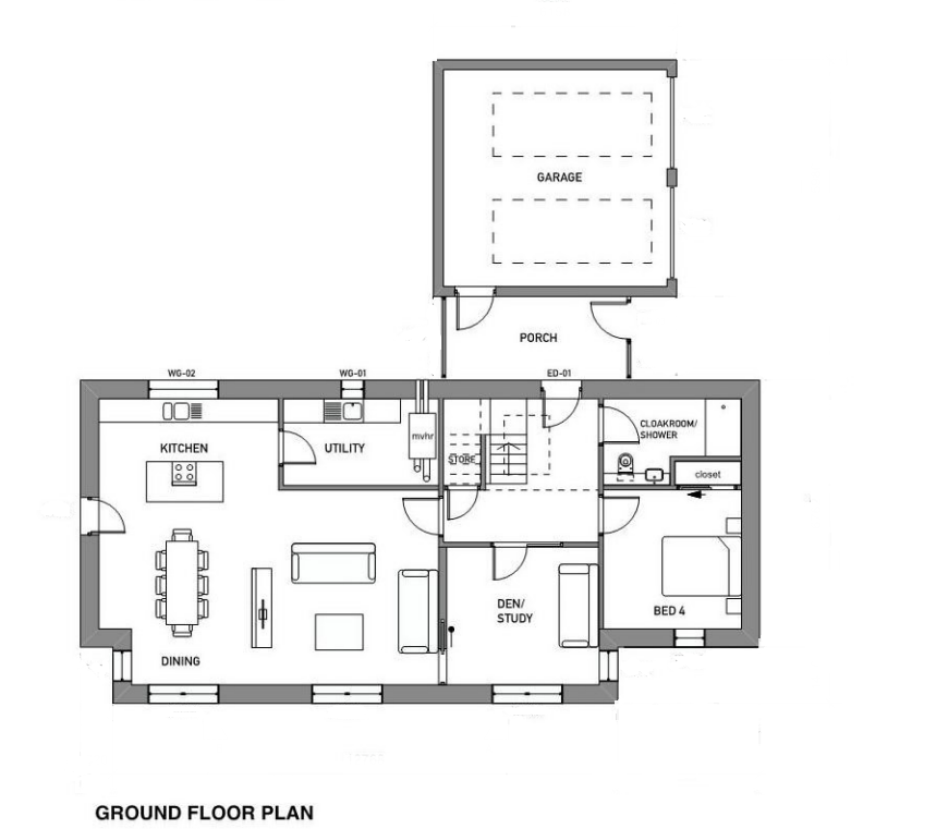 9 New Houses,, Dale Park, St Ola floorplan