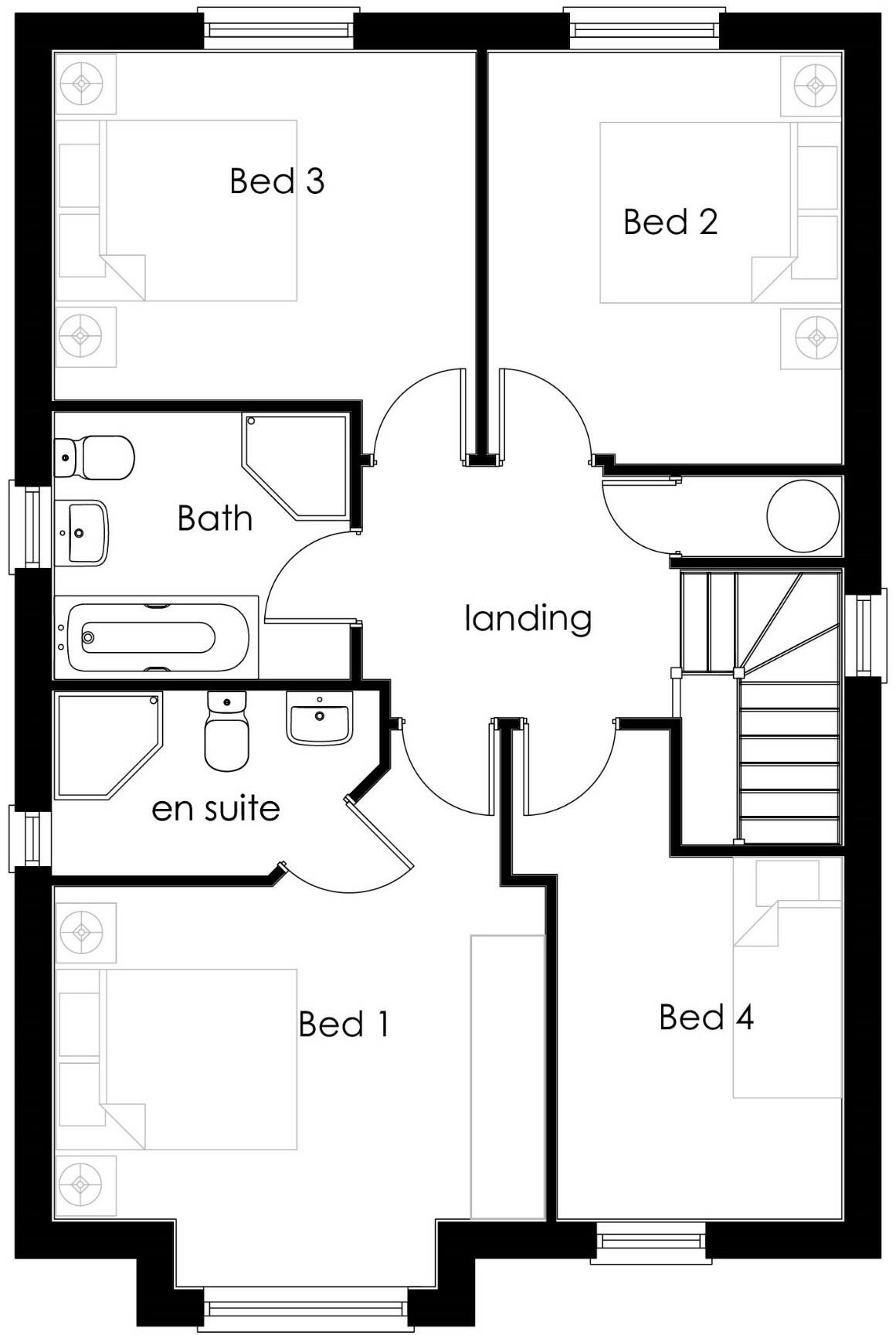 22, Glovers Way, Killamarsh floorplan