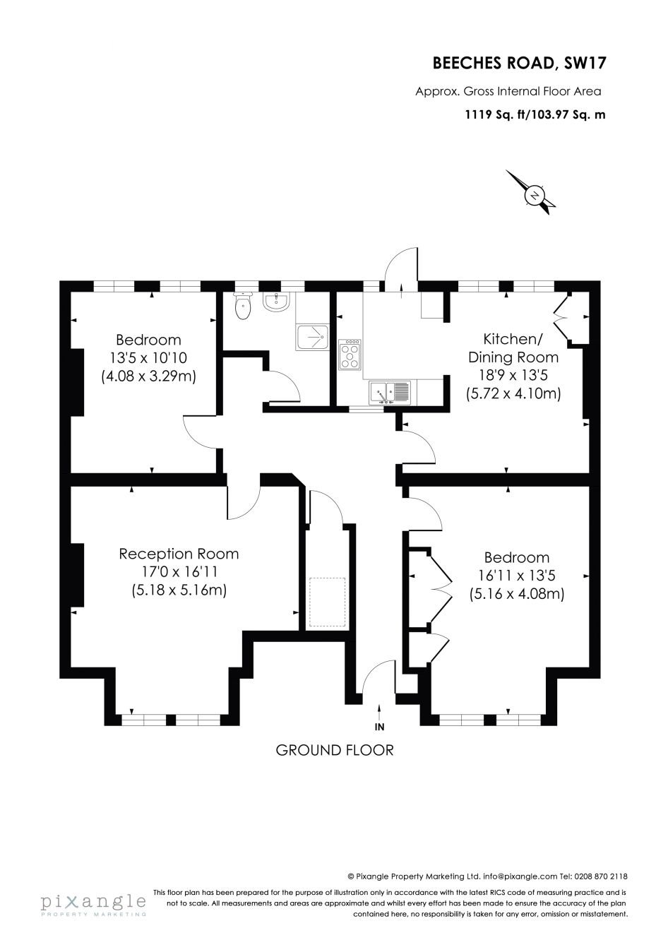 30, Park Hill Court, Beeches Road floorplan