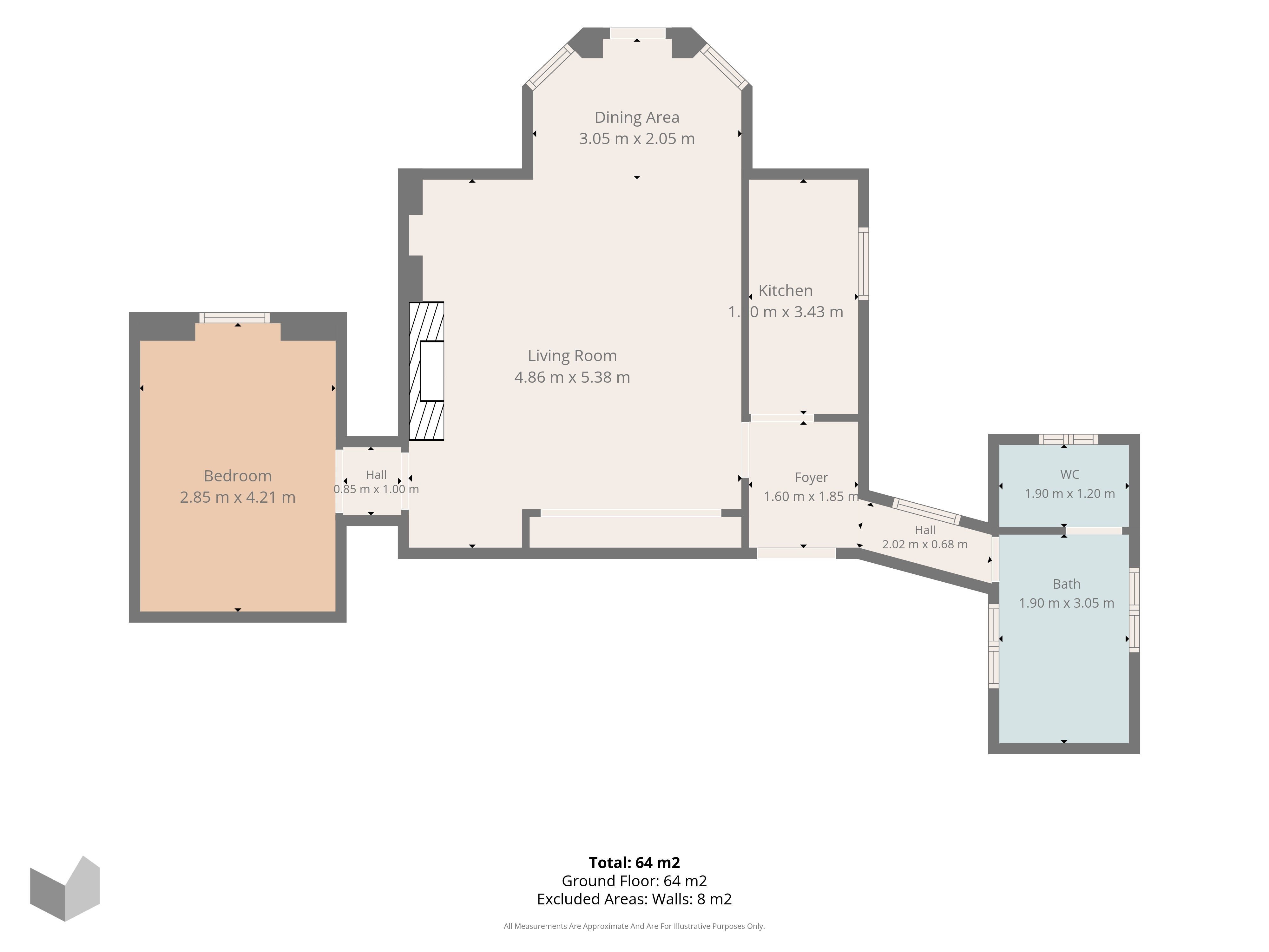 Flat 1, Elmhurst, 5 High Street, Buckinghamshire, Great Missenden, 5 High Street, Buckinghamshire, Great Missenden, Great Missenden floorplan