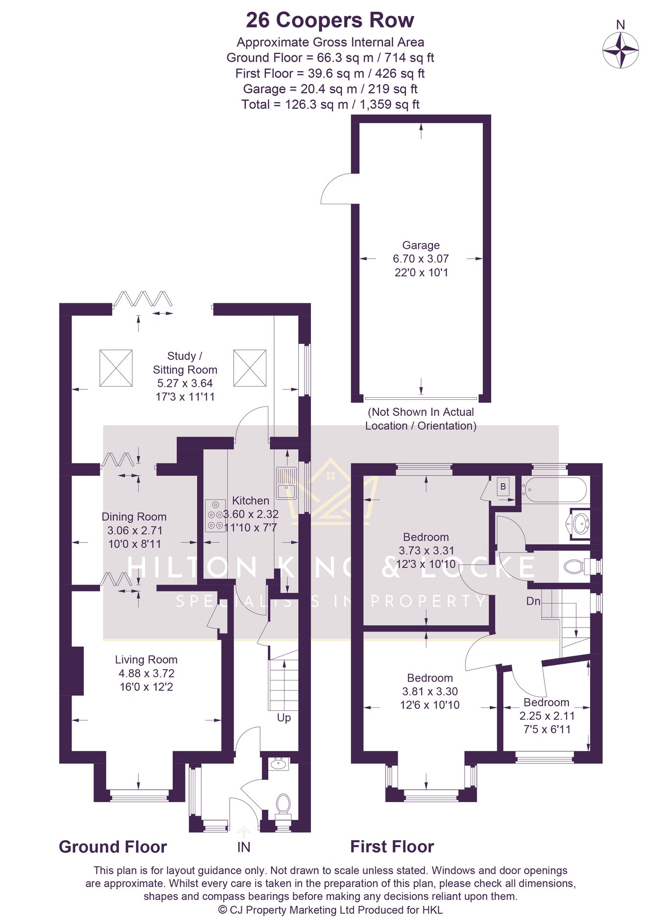 26, Coopers Row, Iver floorplan