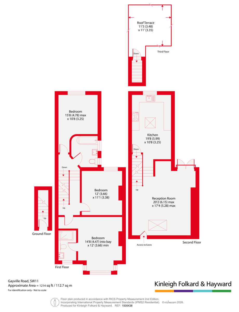 Top Floor Flat, 9, Gayville Road, London floorplan