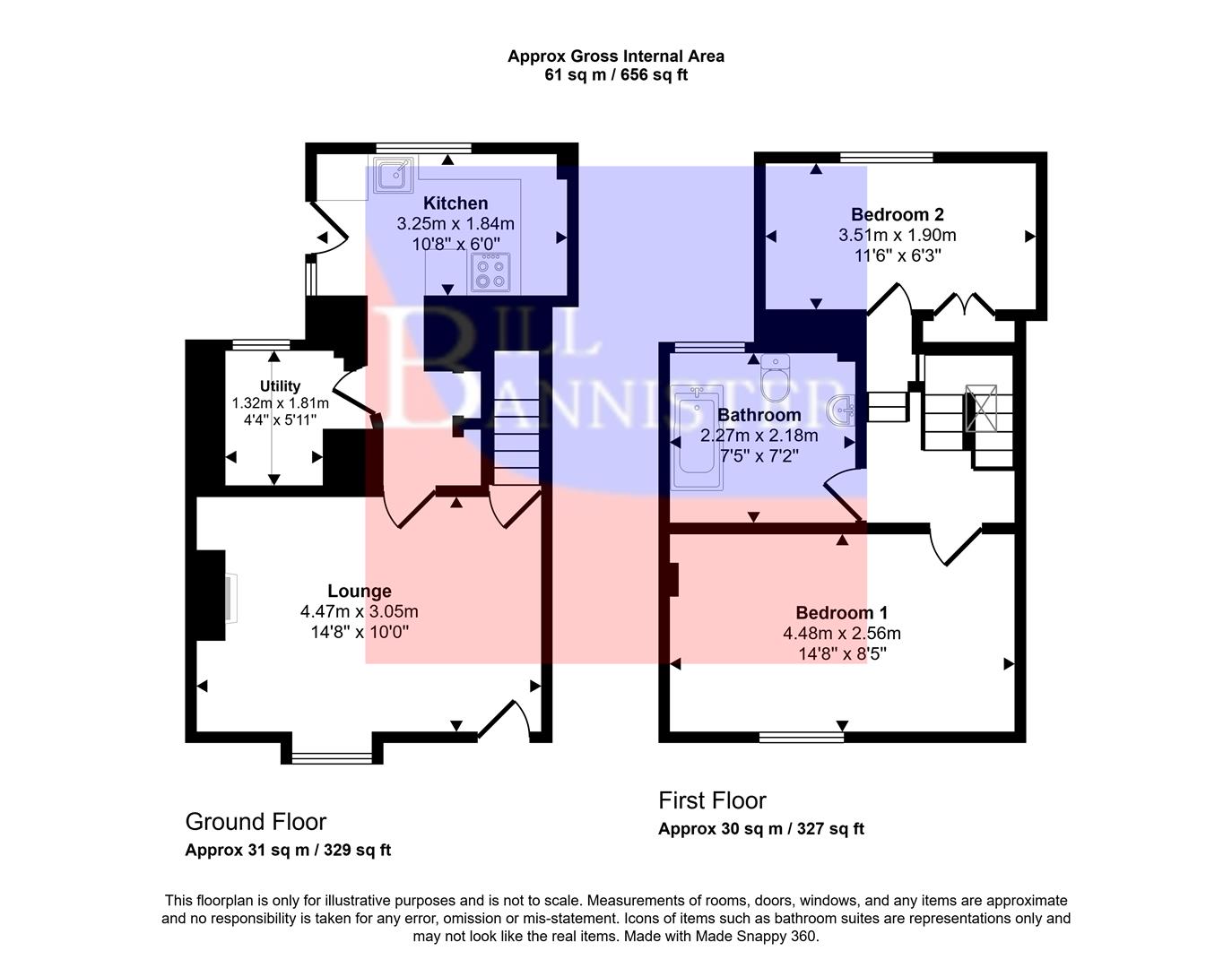 6, Chapel Row, Camborne floorplan