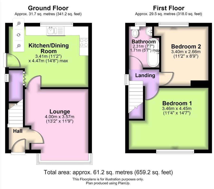 34, Elm Avenue, Warrington floorplan