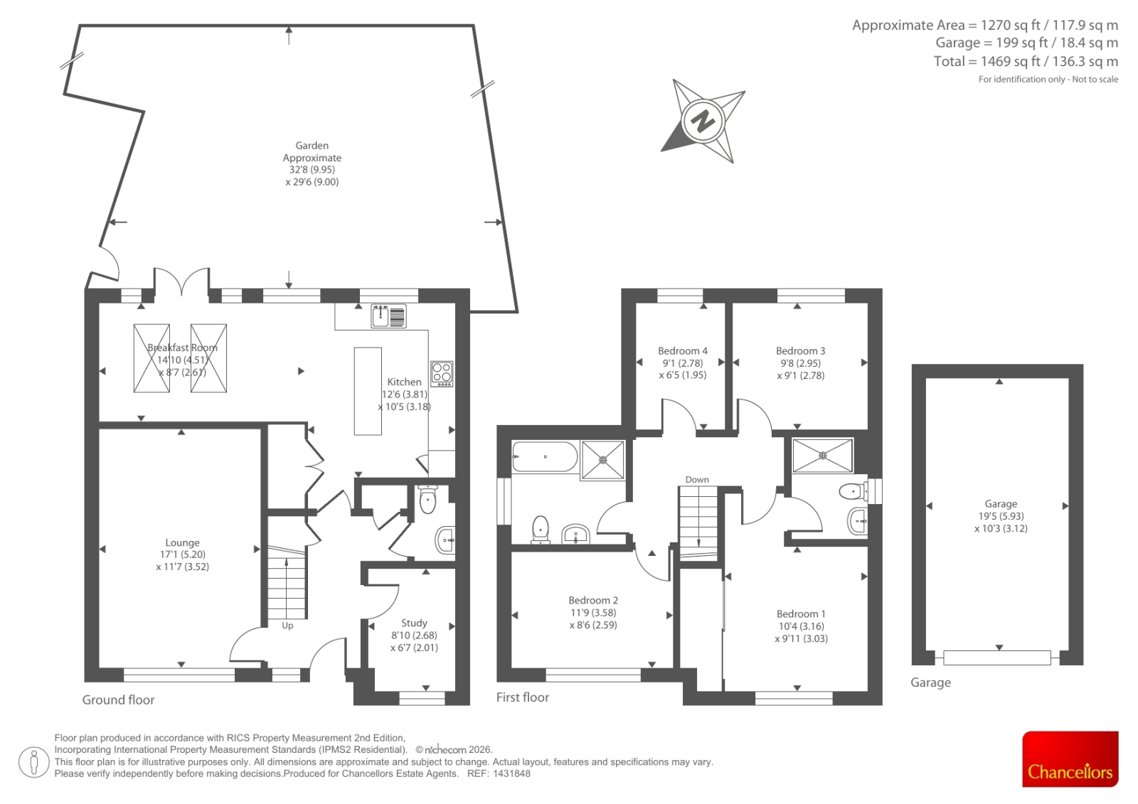 15, Fivash Close, Banbury floorplan