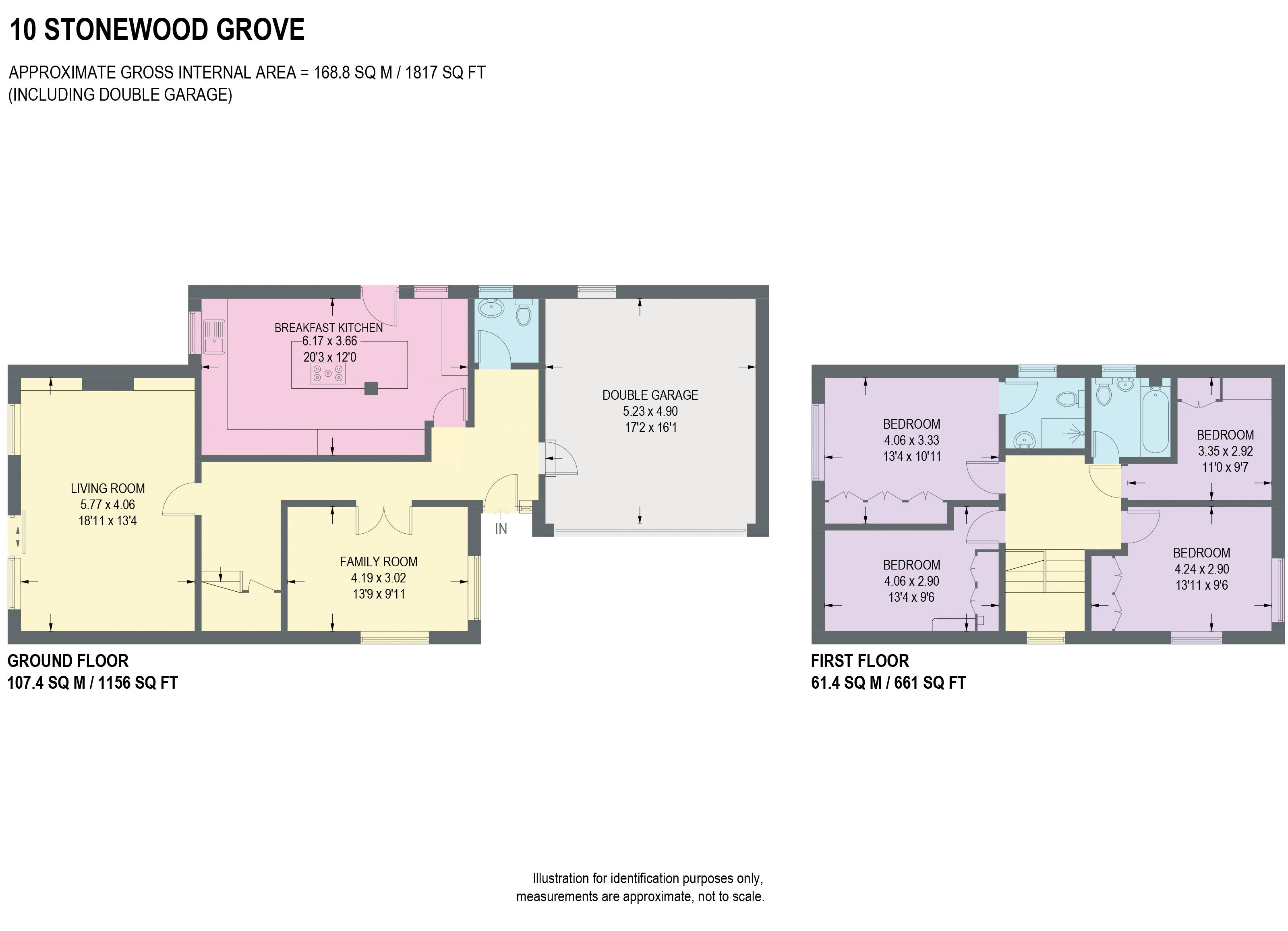 10, Stonewood Grove, Sheffield floorplan