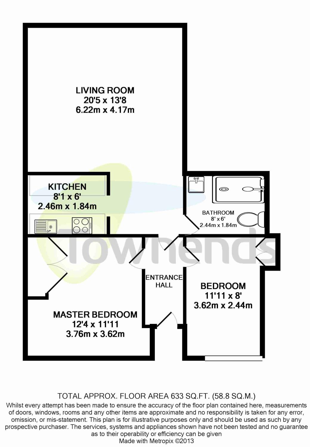 2 Bedrooms Maisonette to rent in Runnymede Court, Egham, Surrey TW20