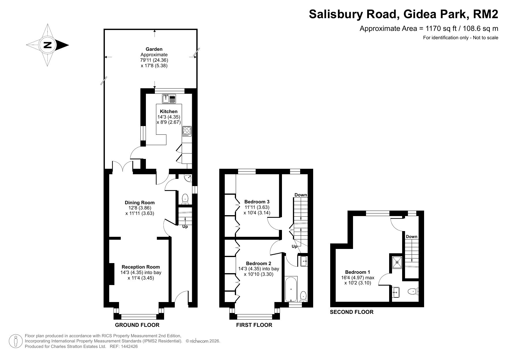 32 Salisbury Road, Romford floorplan