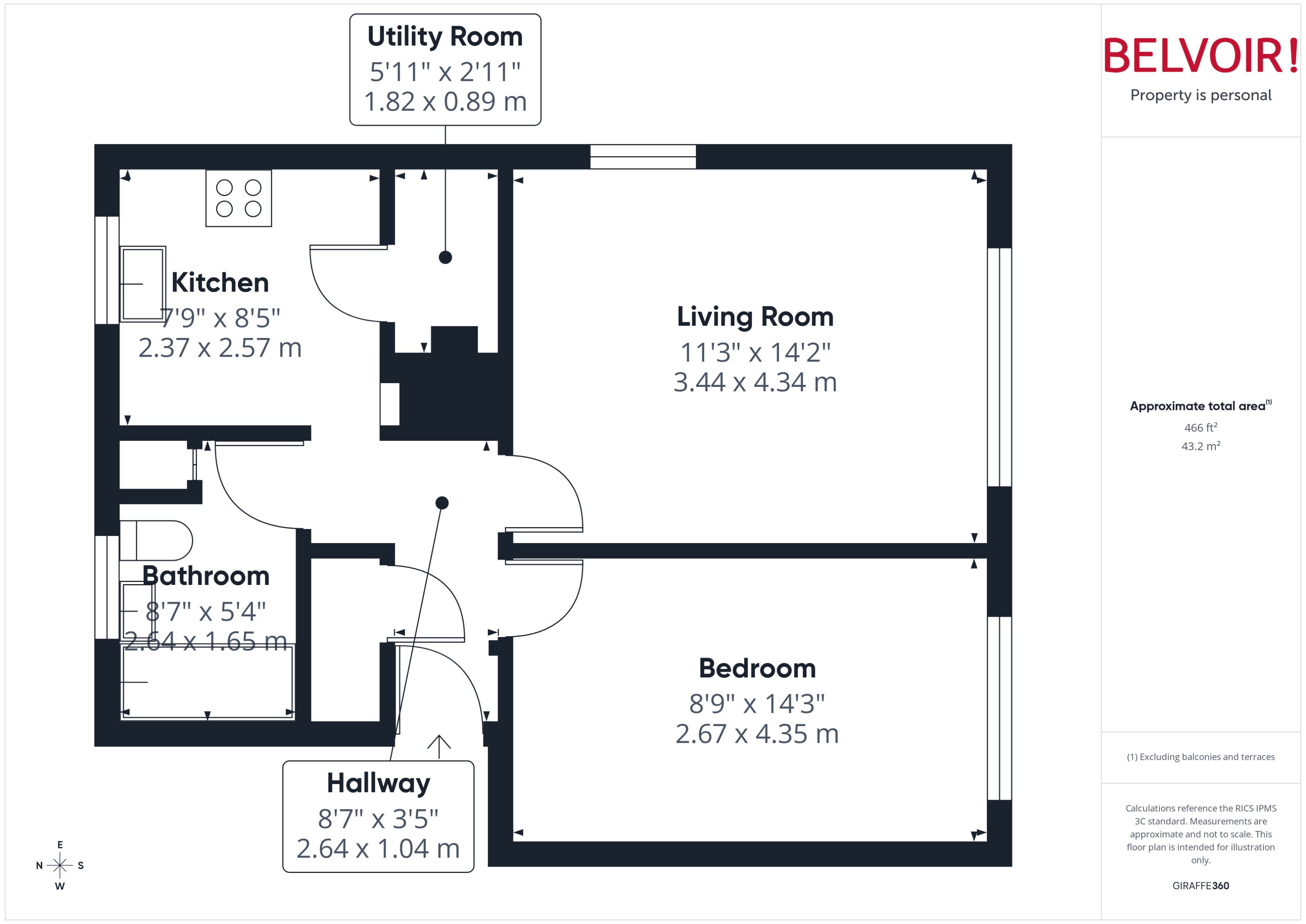 36, Brockhurst Walk, Wigan floorplan