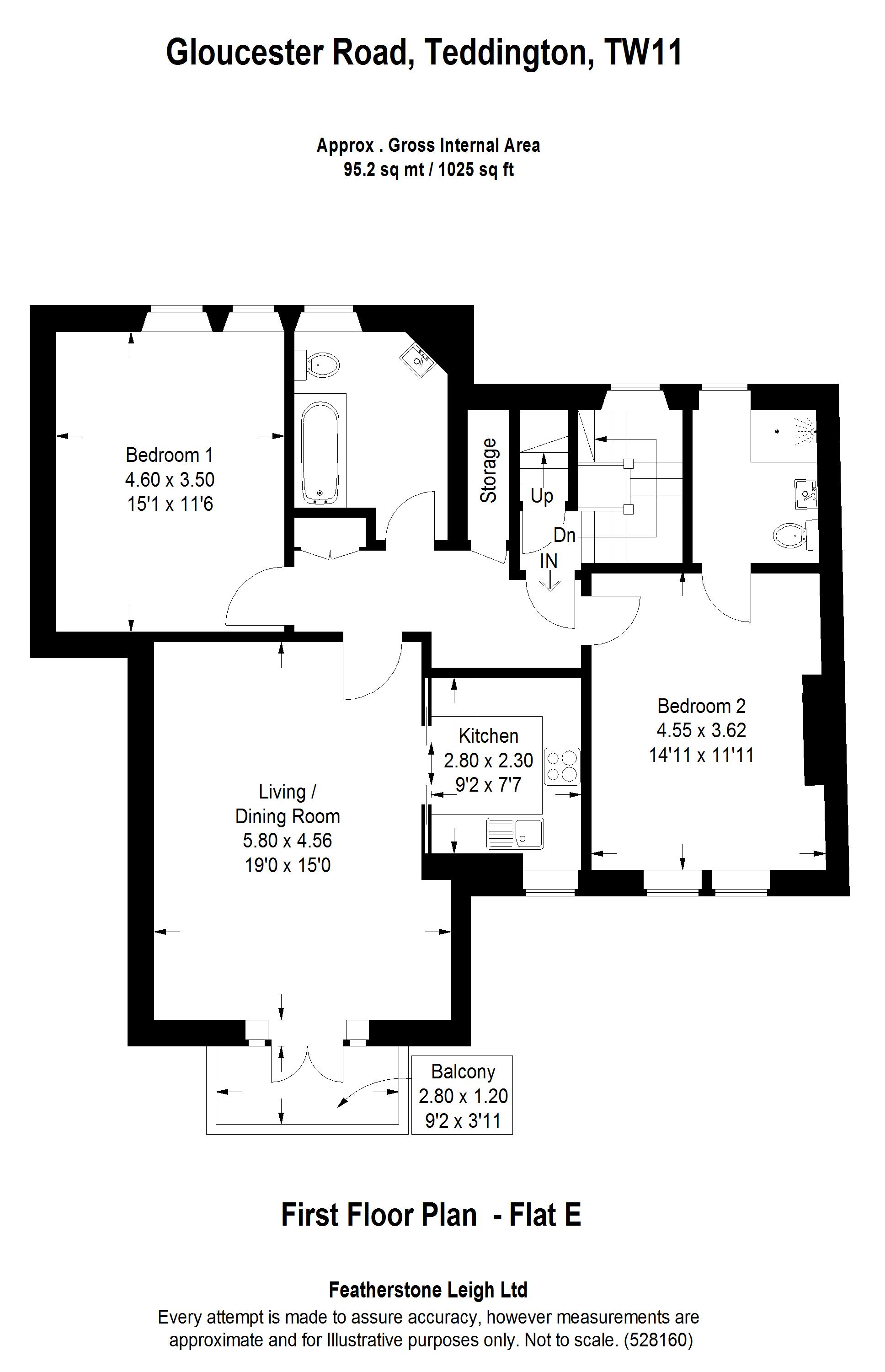 2 Bedrooms Flat for sale in Gloucester Road, Teddington TW11