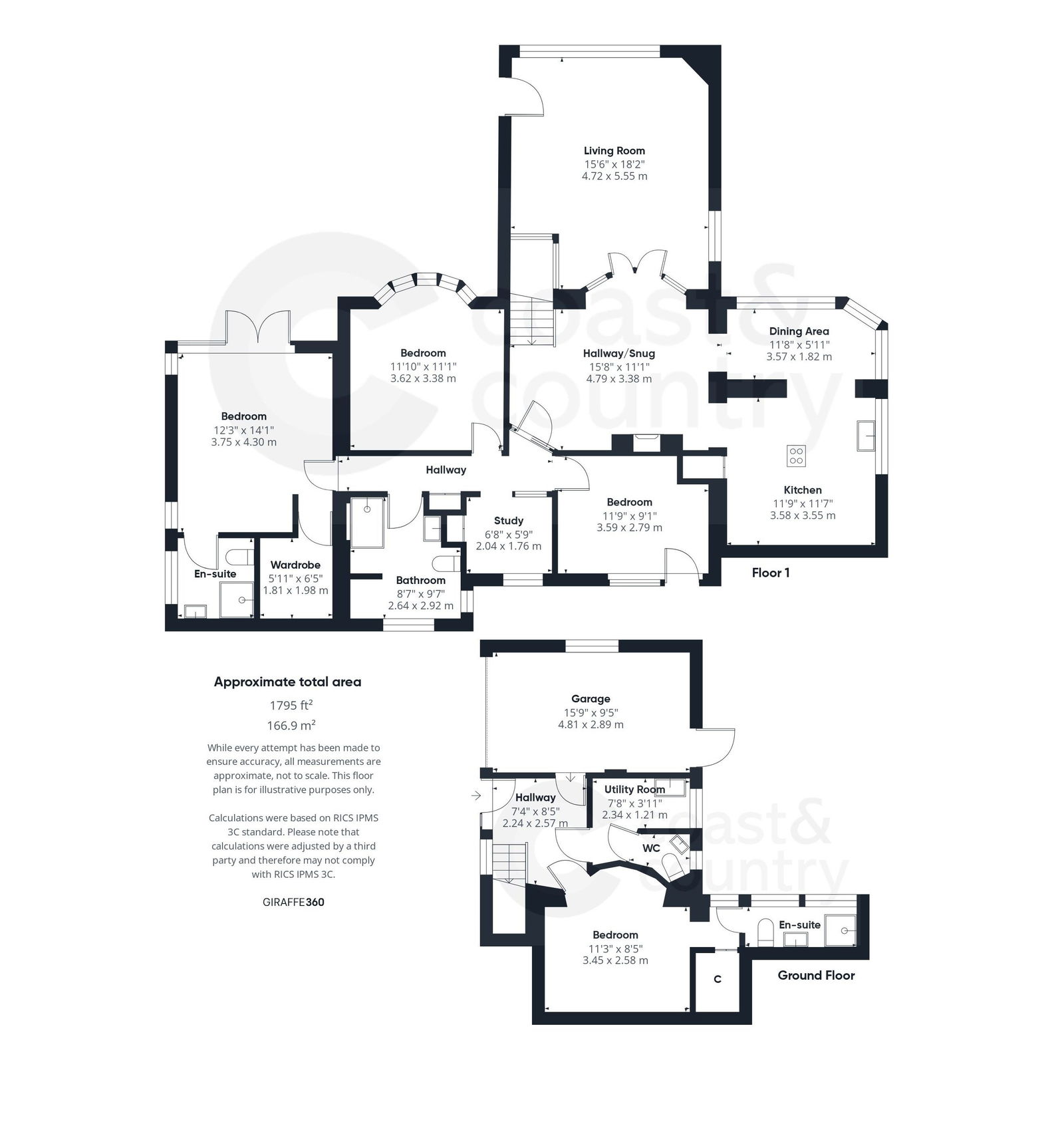 Steps, Stoke Road, Newton Abbot floorplan