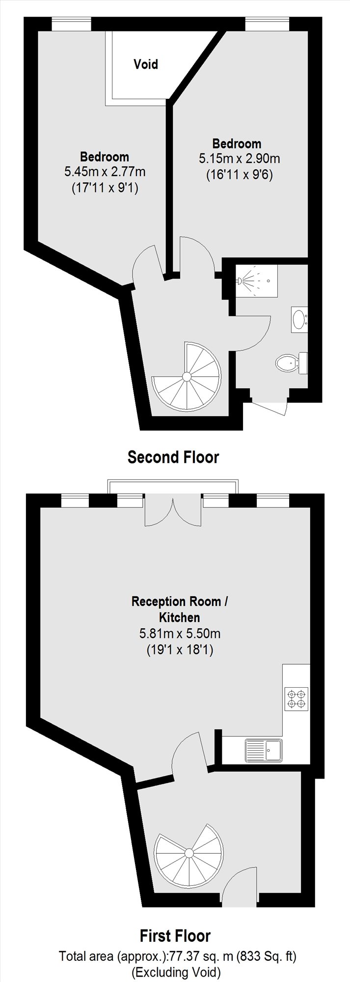 Flat 7, Tannery House, 6, Deal Street, London floorplan