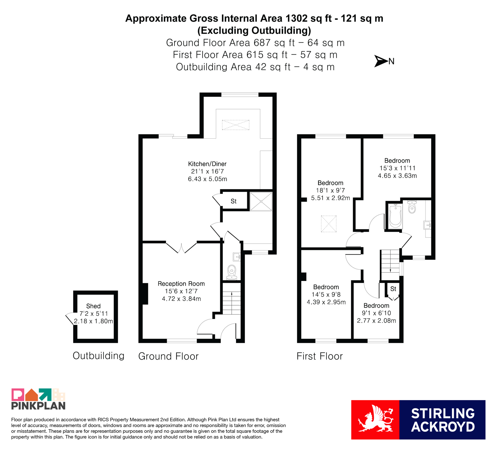26, Stratton Road, Surrey floorplan