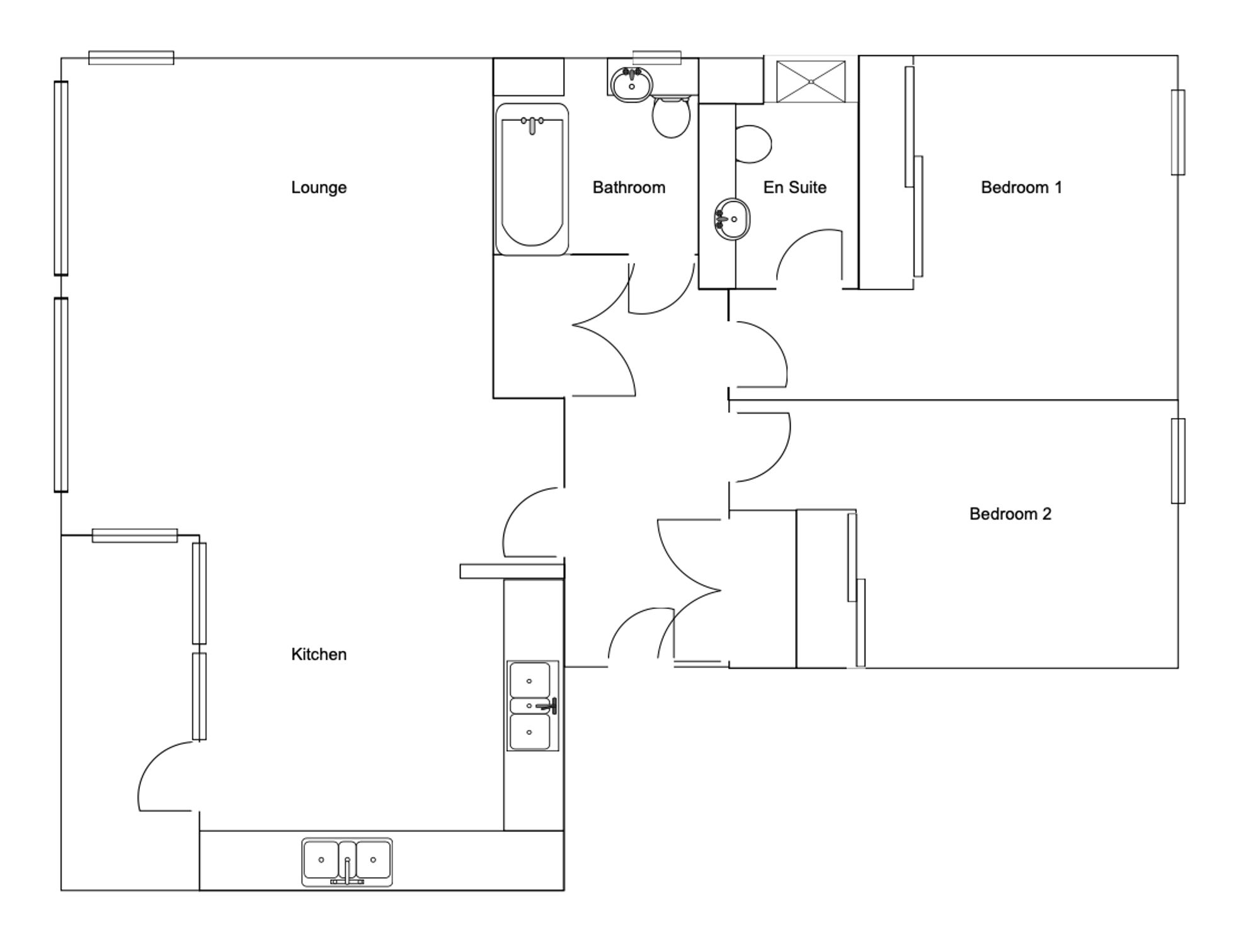 Flat 36, Cunningham Court, Skelmorlie floorplan