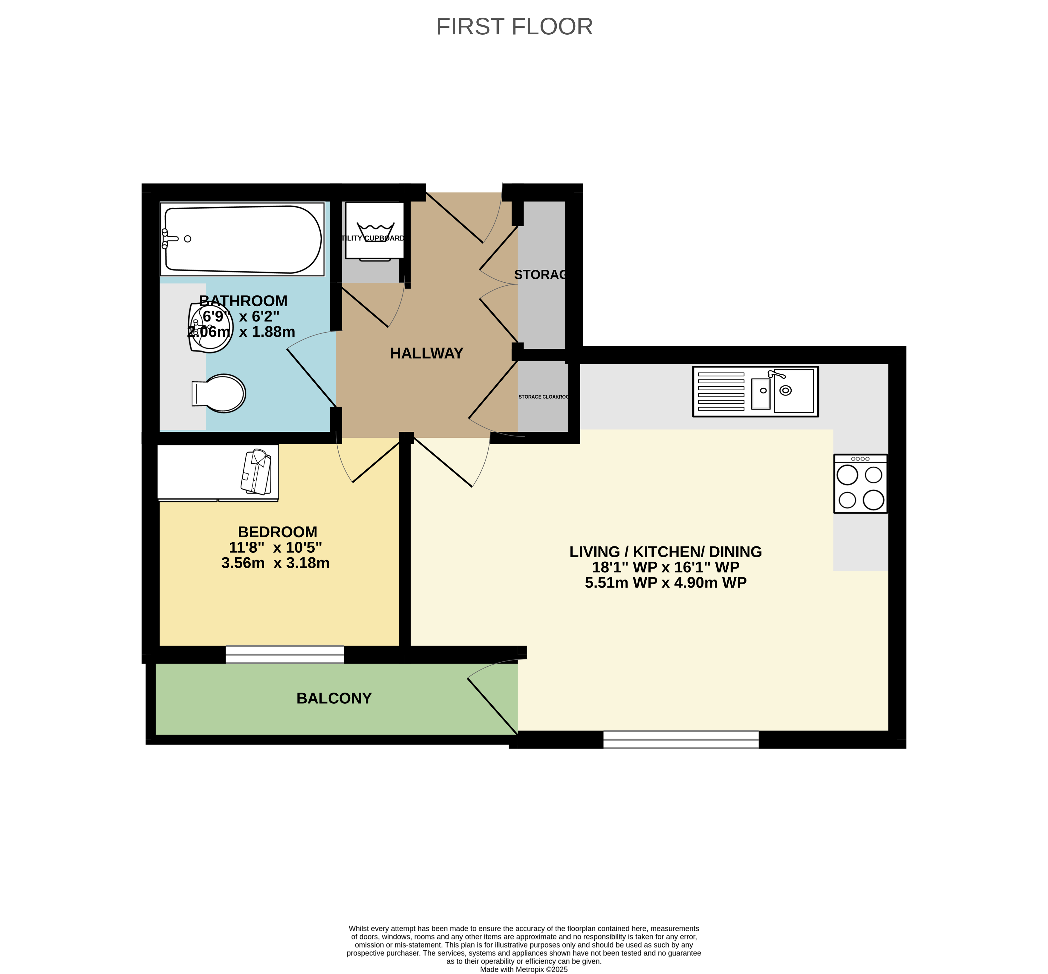 Flat 5, Catkin House, 2 Firwood Lane, Romford floorplan