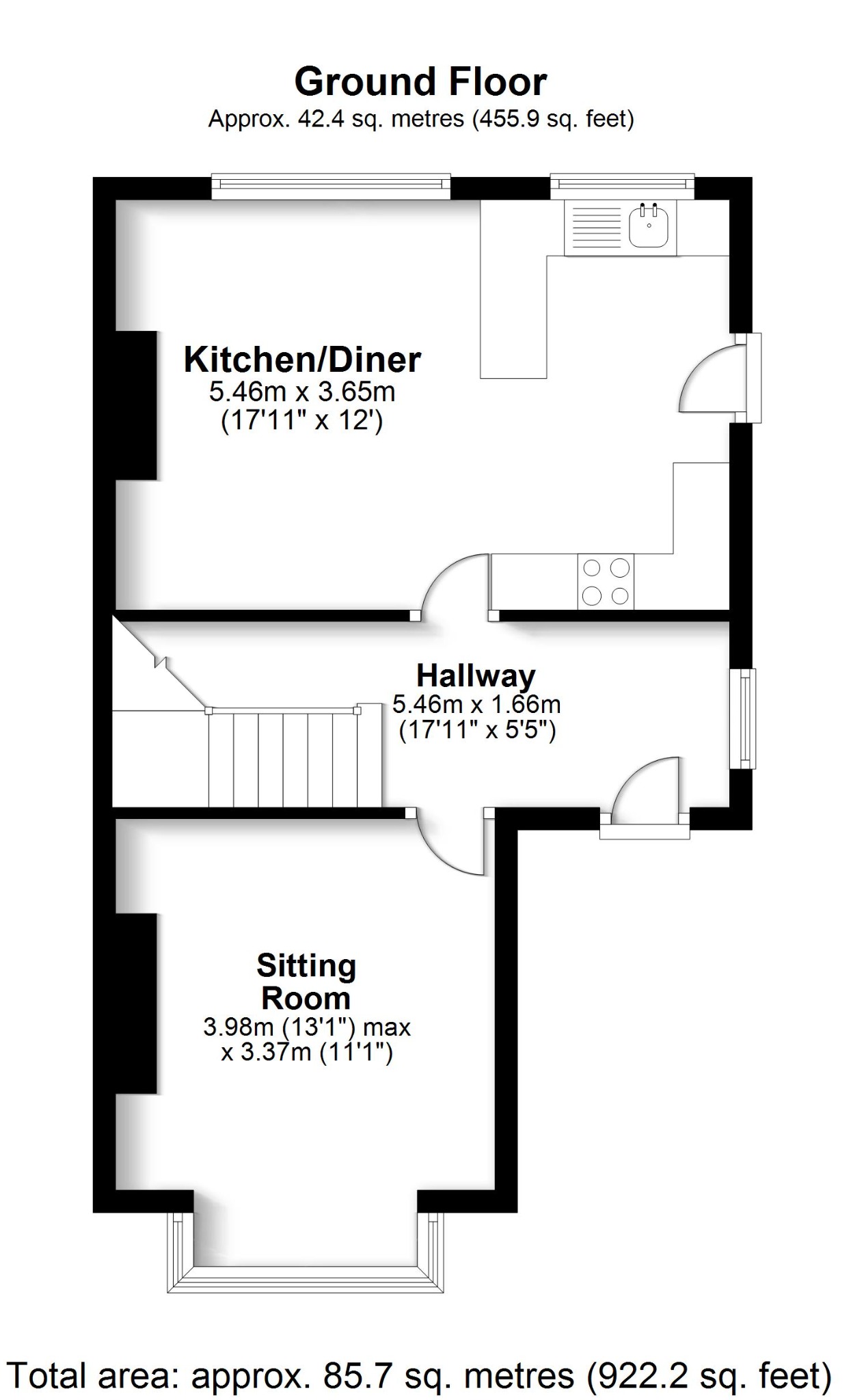 198 Botley Road, Burridge, Southampton floorplan