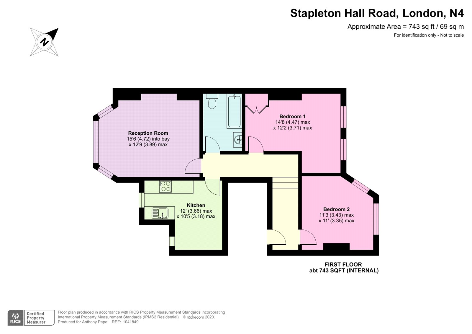 Stapleton Hall Road, London N4, 2 bedroom flat for sale 65788507 PrimeLocation