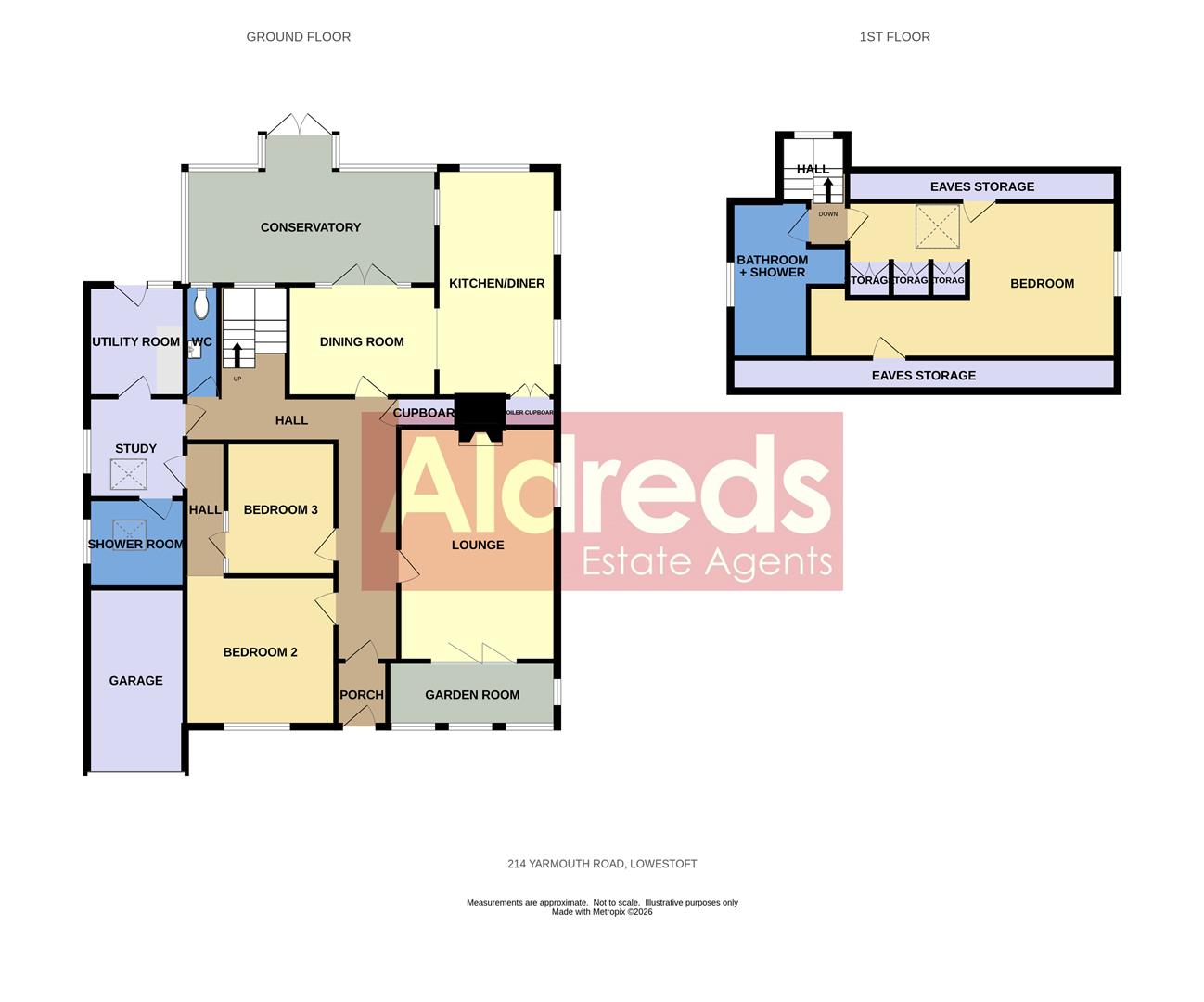 214, Yarmouth Road, Lowestoft floorplan