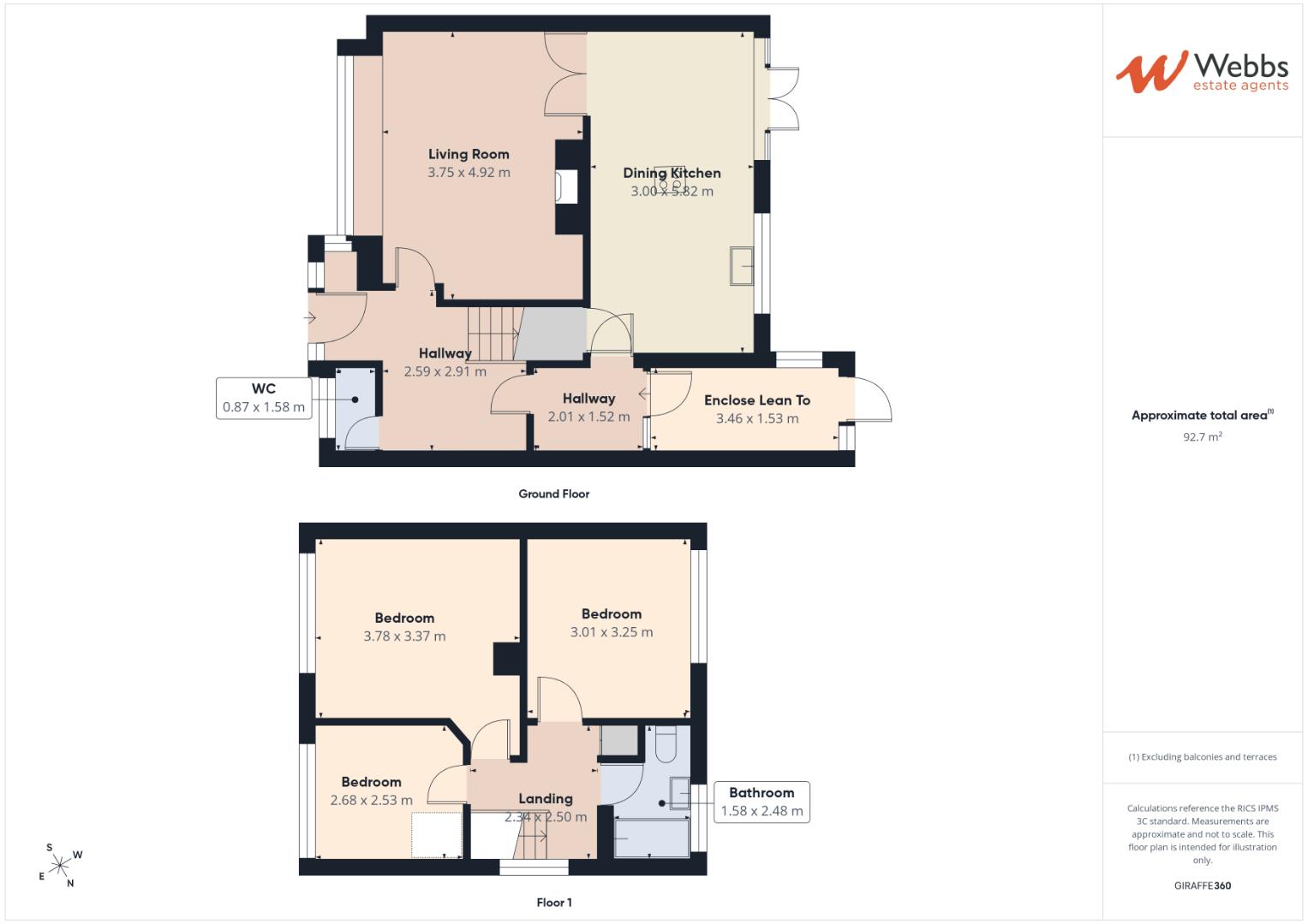 9, Heygate Way, Walsall floorplan