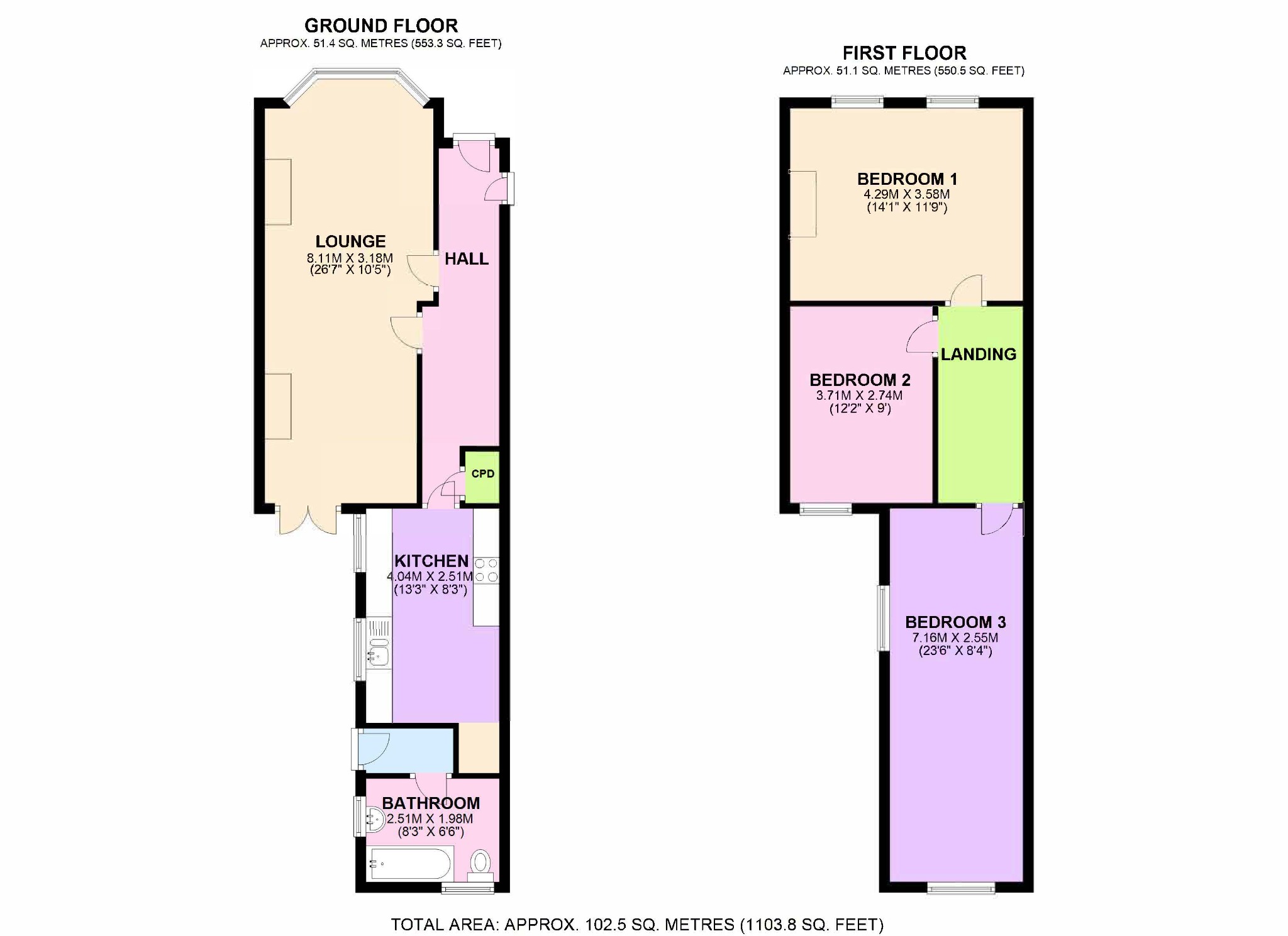 16 Whitworth Road, Greenwich, London floorplan