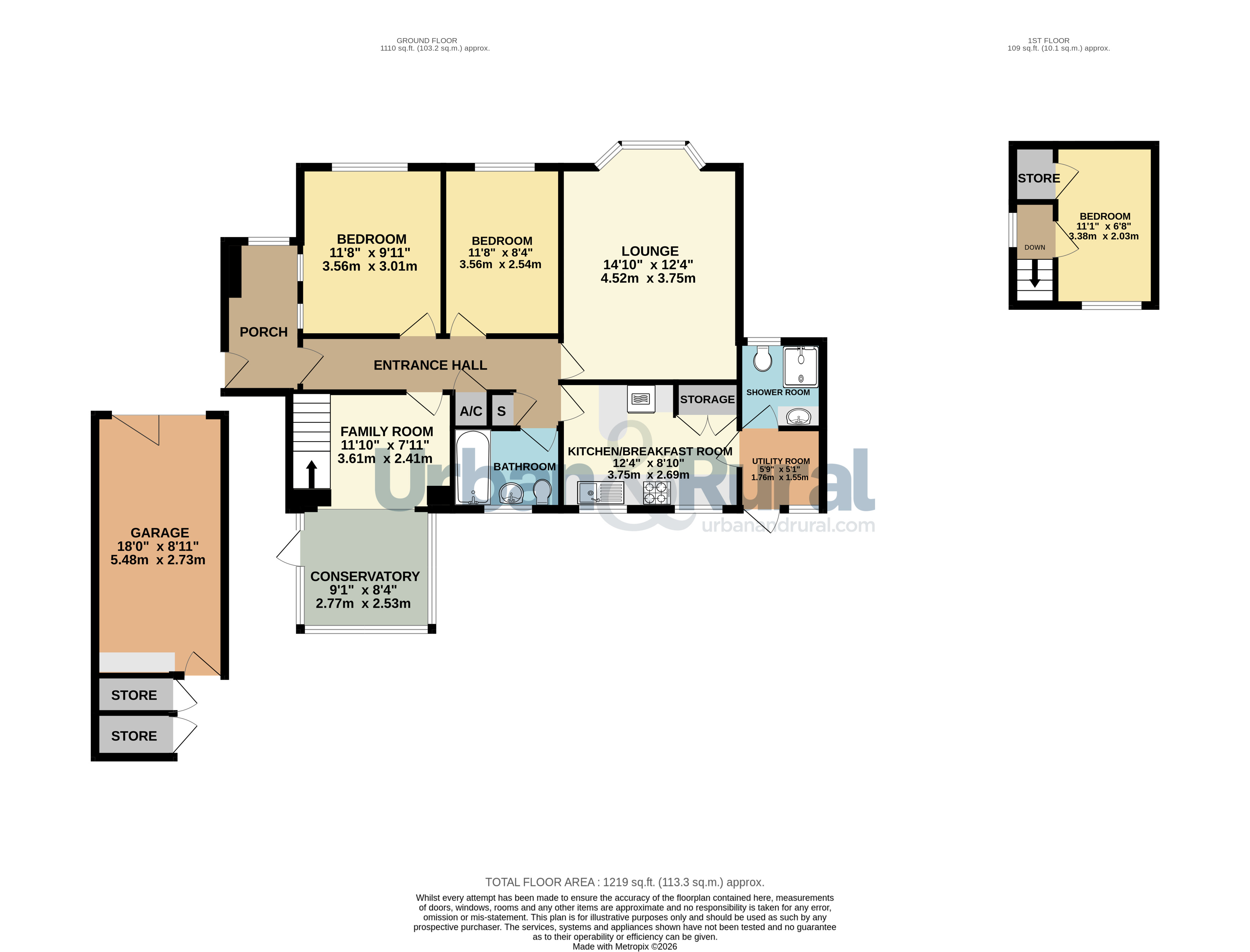 2, Springfield Drive, Bedford floorplan