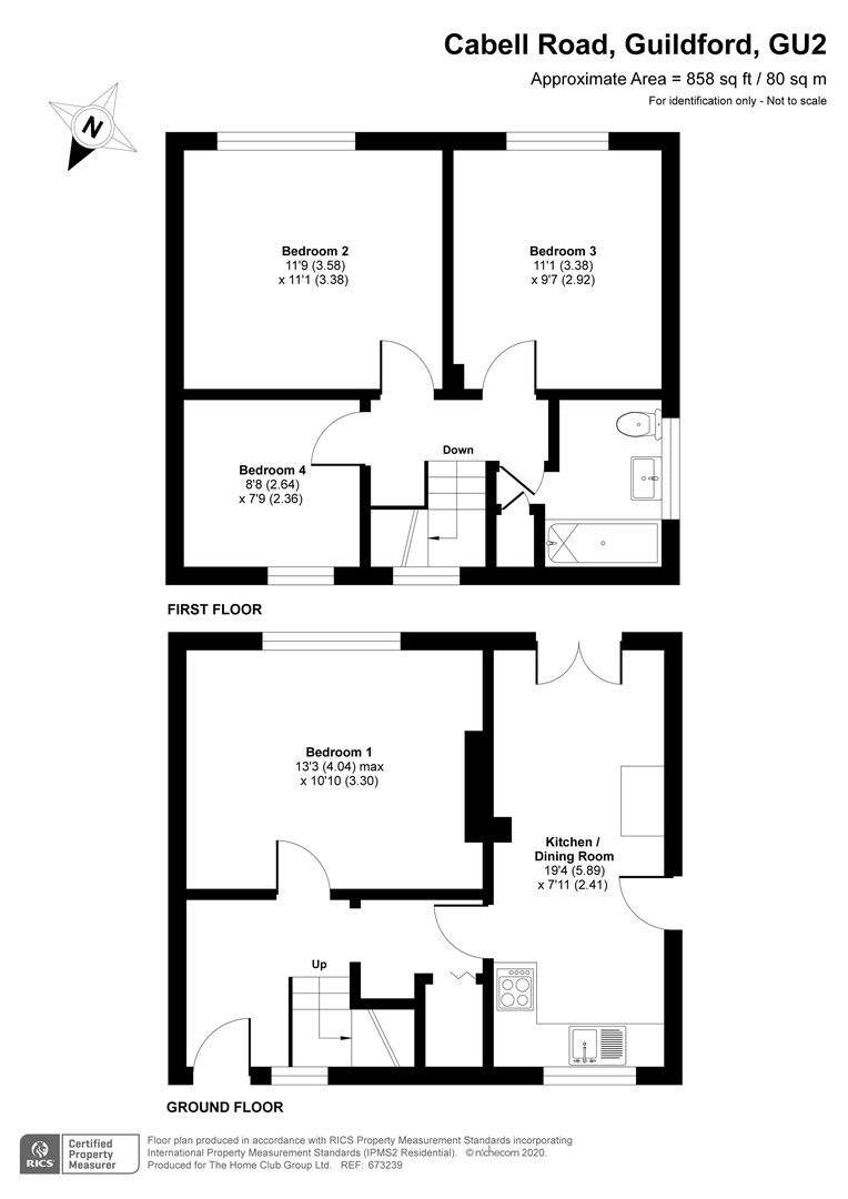 103, Cabell Road, Guildford floorplan