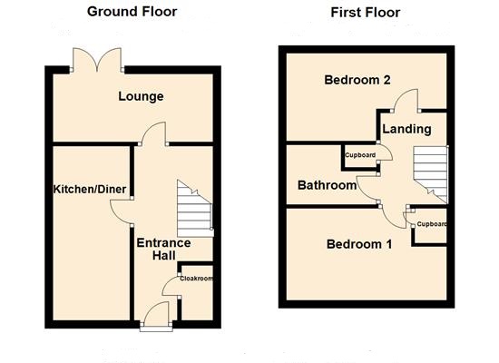 2 Bedrooms Semi-detached house for sale in Meadowlands, Morton, Gainsborough DN21