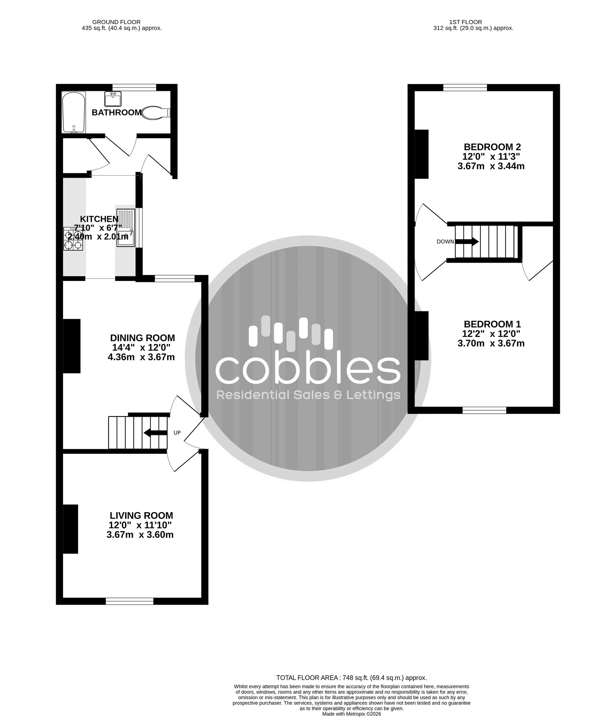 253 Worplesdon Road, Guildford floorplan