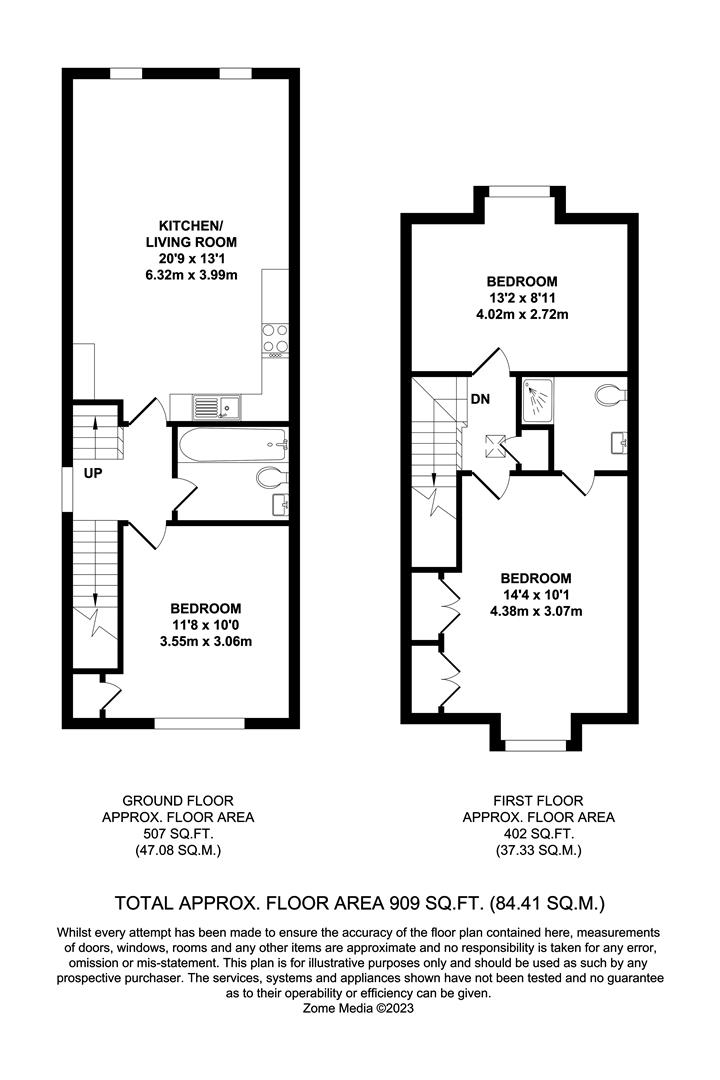 32 Old Kent Road, Paddock Wood floorplan