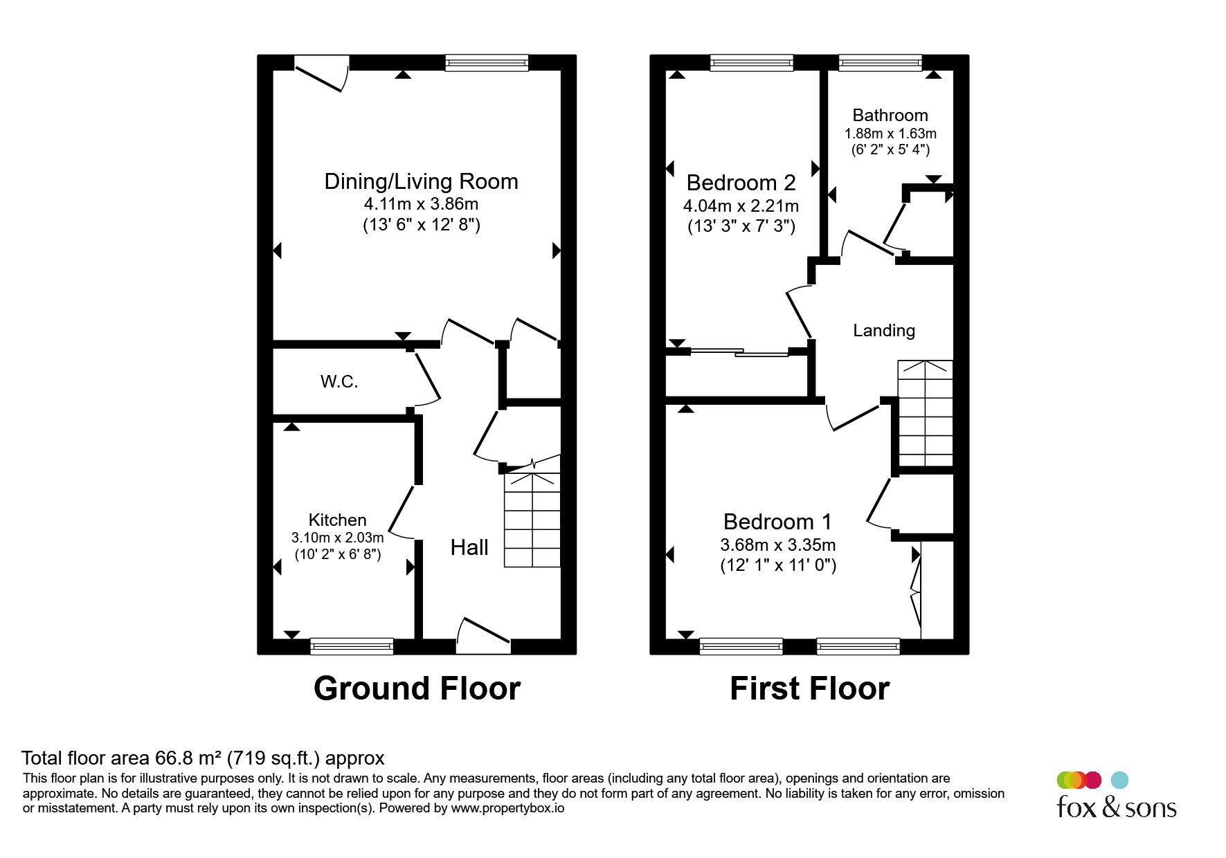 6, Acorn Close, Lyme Regis floorplan