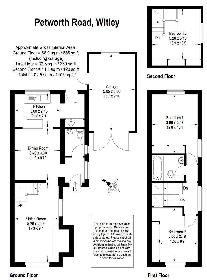 April Cottage, Petworth Road, Witley floorplan
